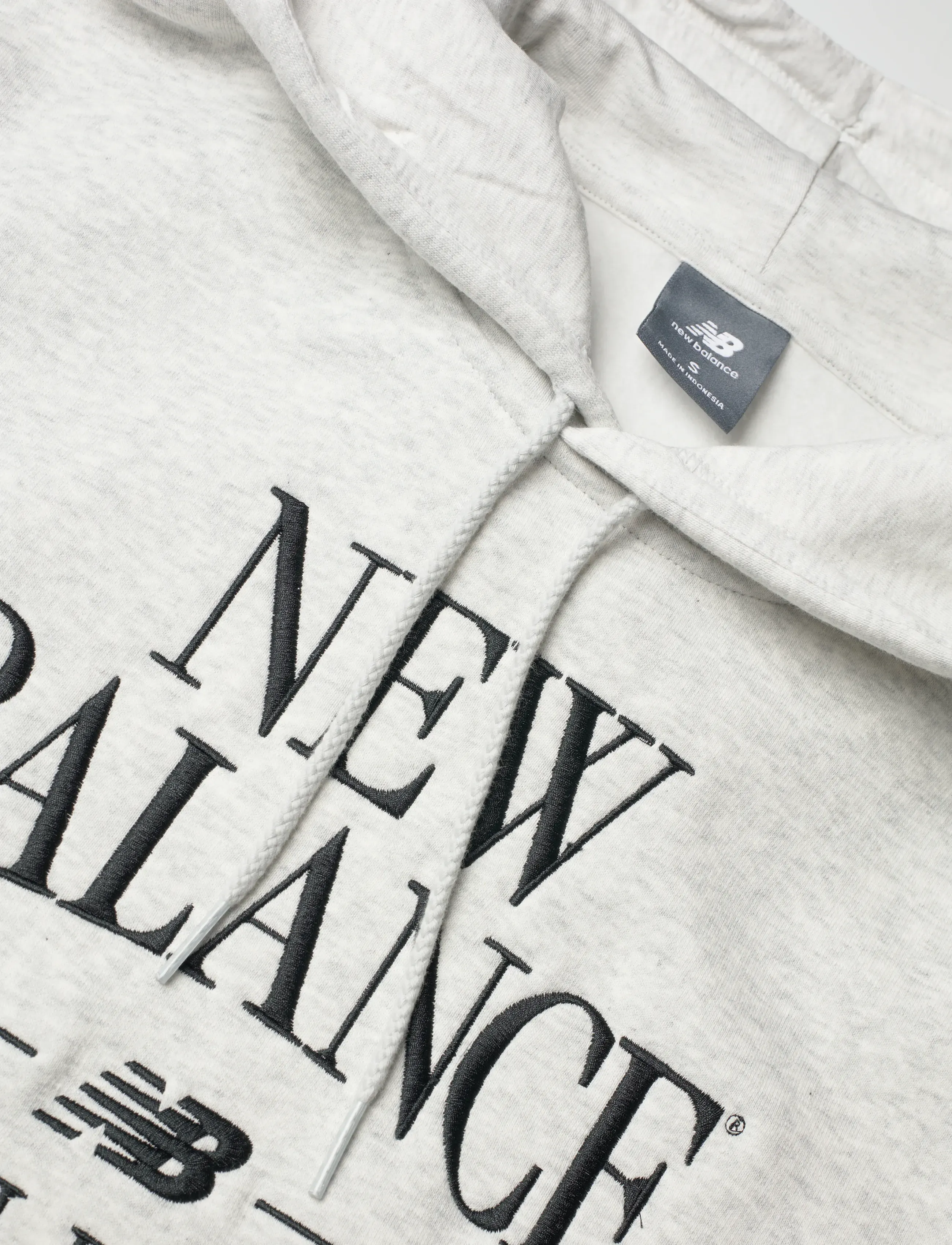 New Balance - Linear Heritage Fleece Hoodie - huvtröjor - ash heather - 2