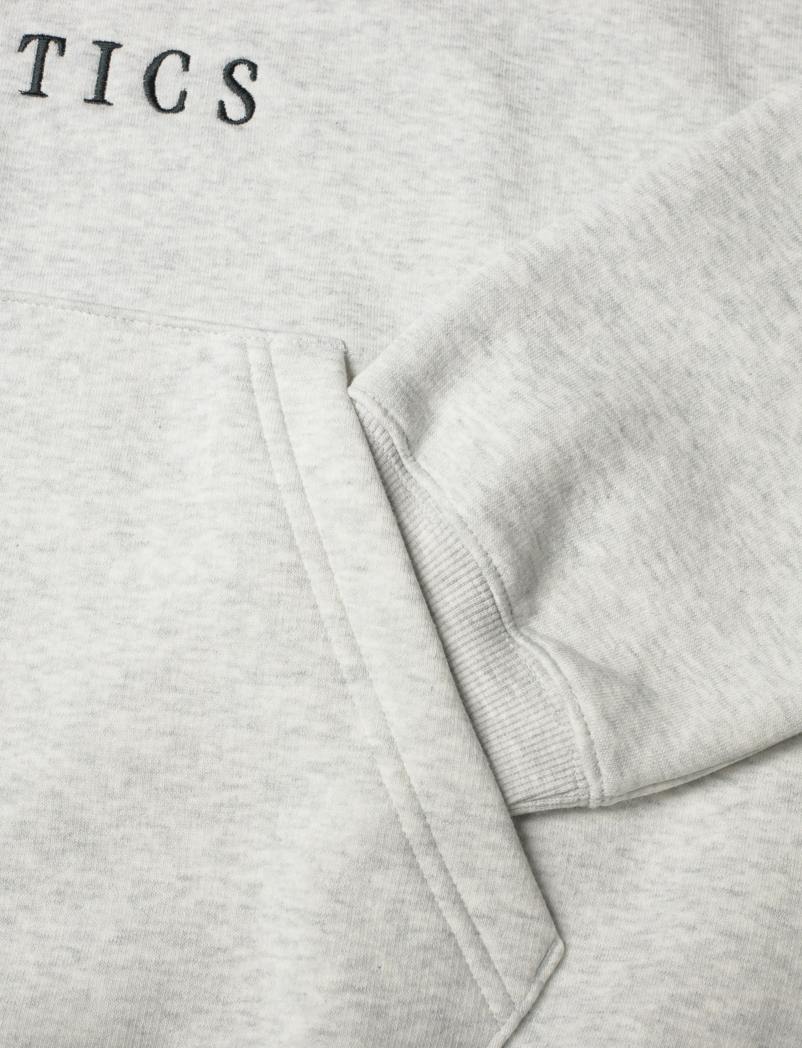 New Balance - Linear Heritage Fleece Hoodie - huvtröjor - ash heather - 3