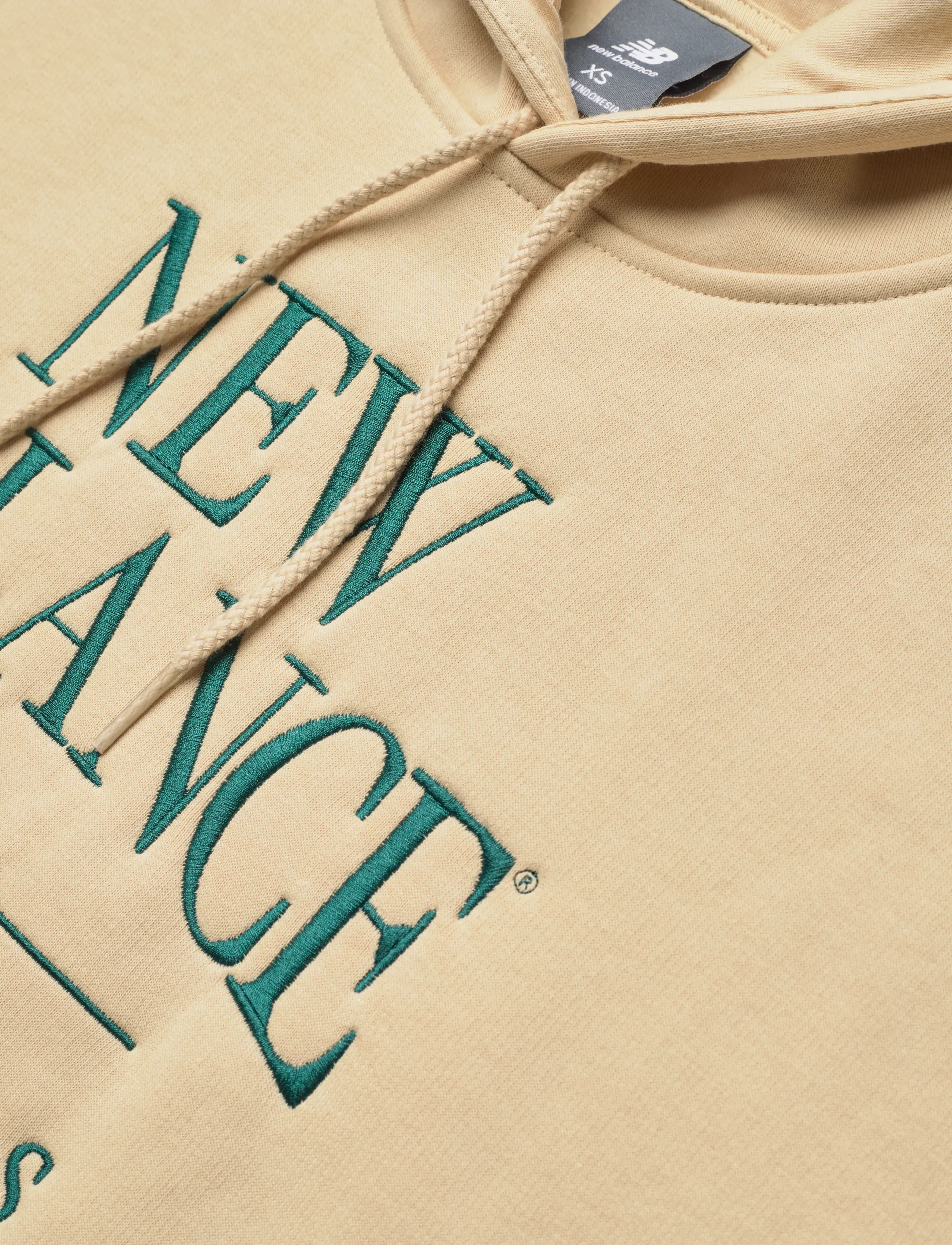 New Balance - Linear Heritage Fleece Hoodie - sweatshirts - toasted sesame - 2