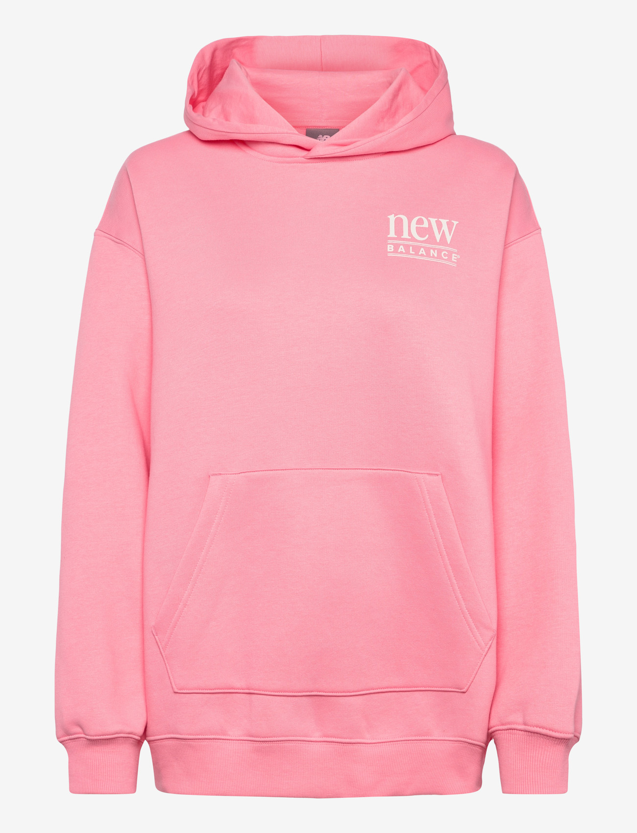 New Balance - Reimagined Fleece Long Length Hoodie - dressipluusid ja pusad - double bubble - 0