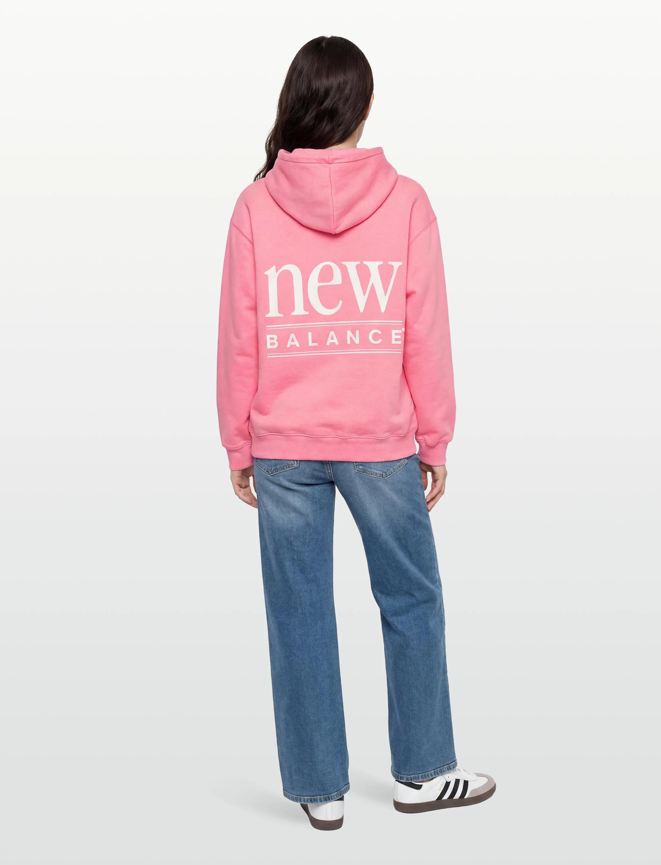 New Balance - Reimagined Fleece Long Length Hoodie - sweats et sweats à capuche - double bubble - 4
