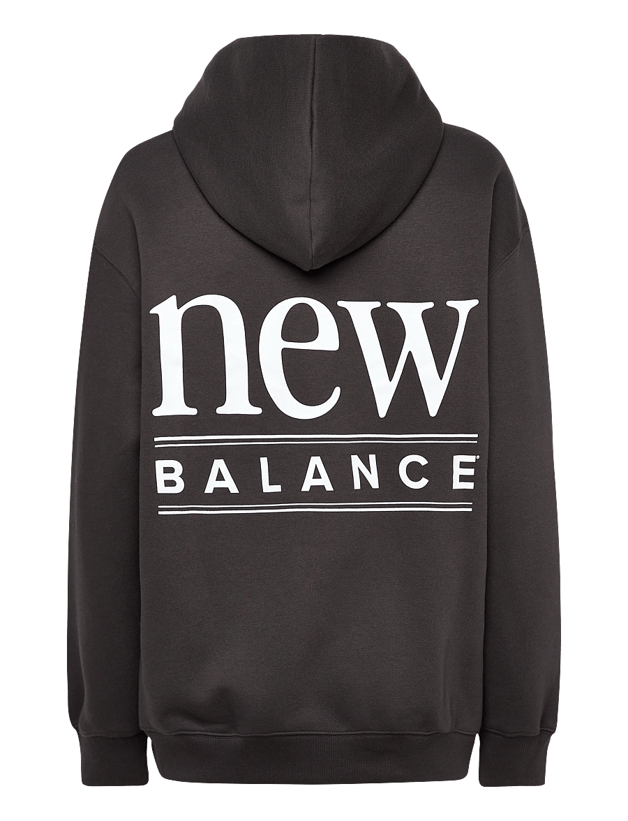 New Balance - Reimagined Fleece Long Length Hoodie - kapuutsiga dressipluusid - faded black - 2