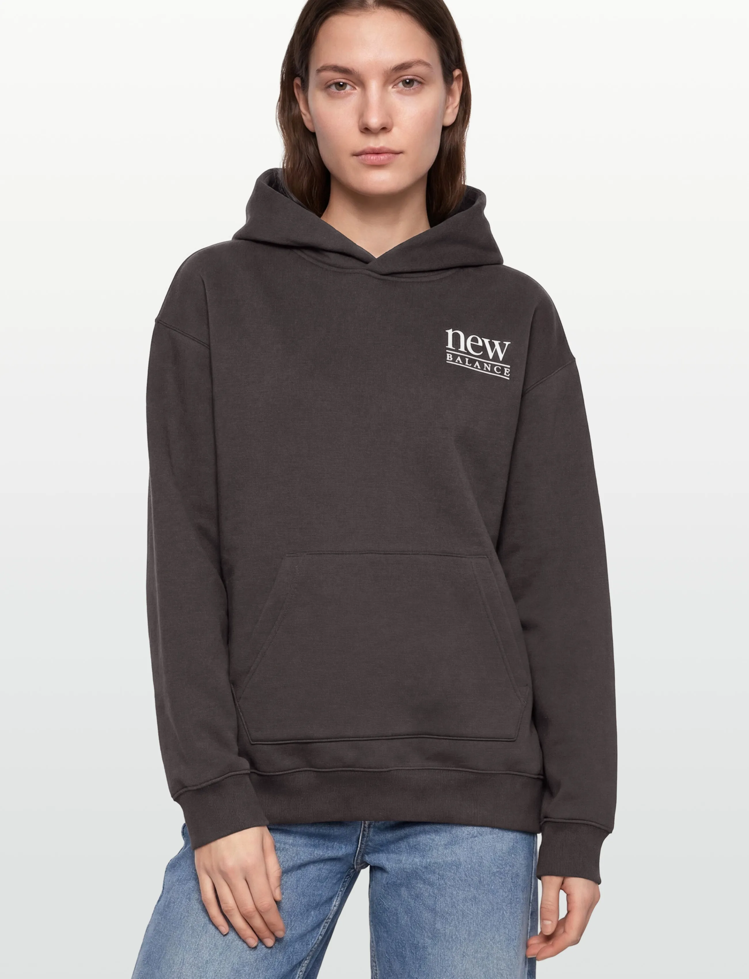 New Balance - Reimagined Fleece Long Length Hoodie - sweats et sweats à capuche - faded black - 3