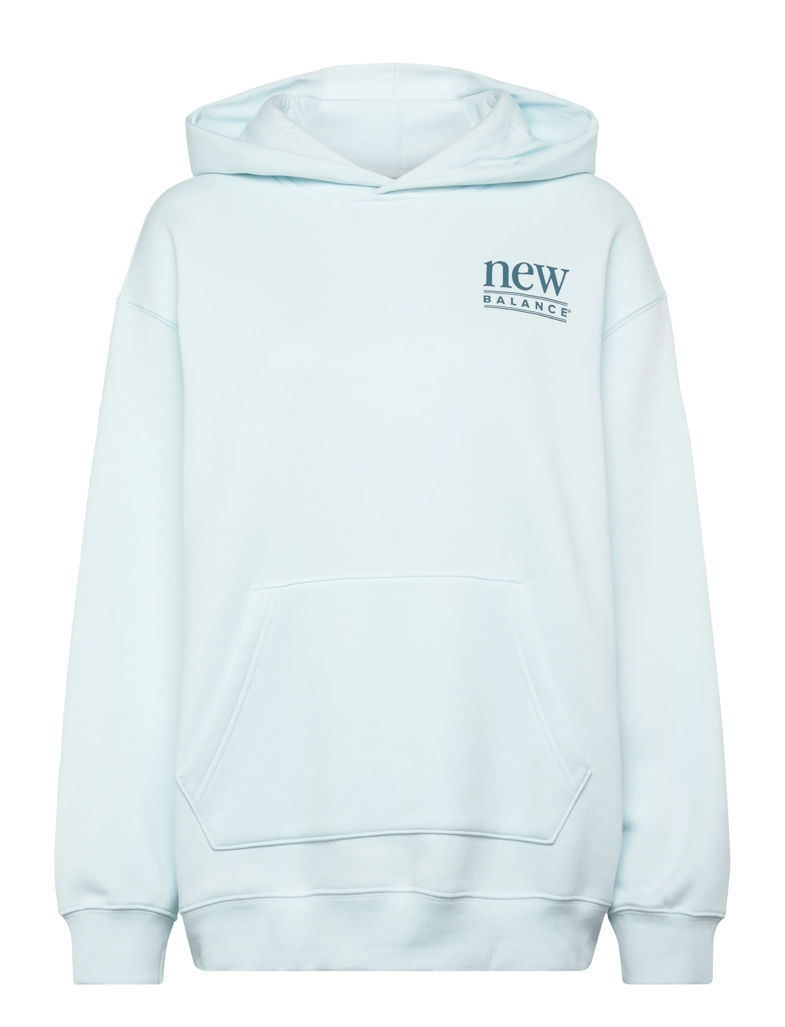 New Balance Reimagined Fleece Long Length Hoodie - New Balance - GLINT BLUE / blue