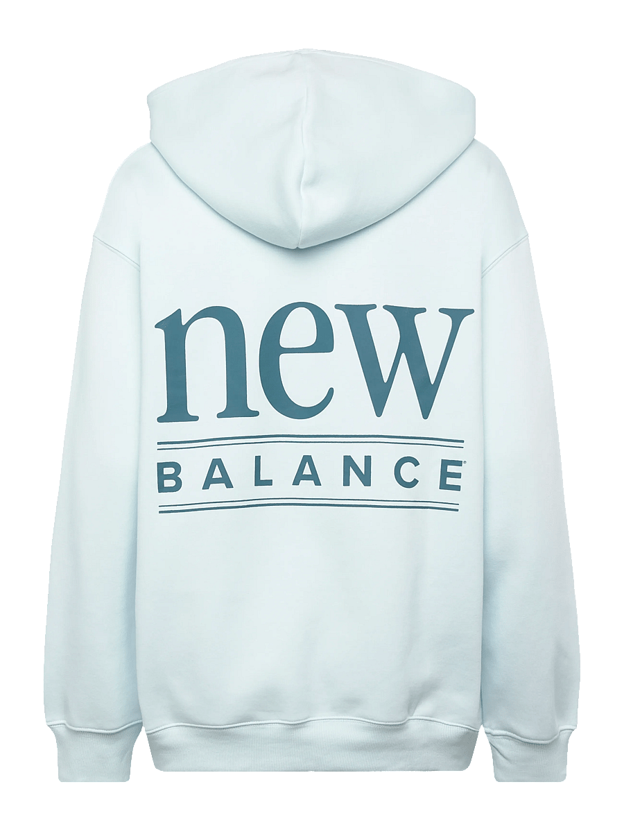 New Balance - Reimagined Fleece Long Length Hoodie - viršutinės dalies drabužiai - glint blue - 1