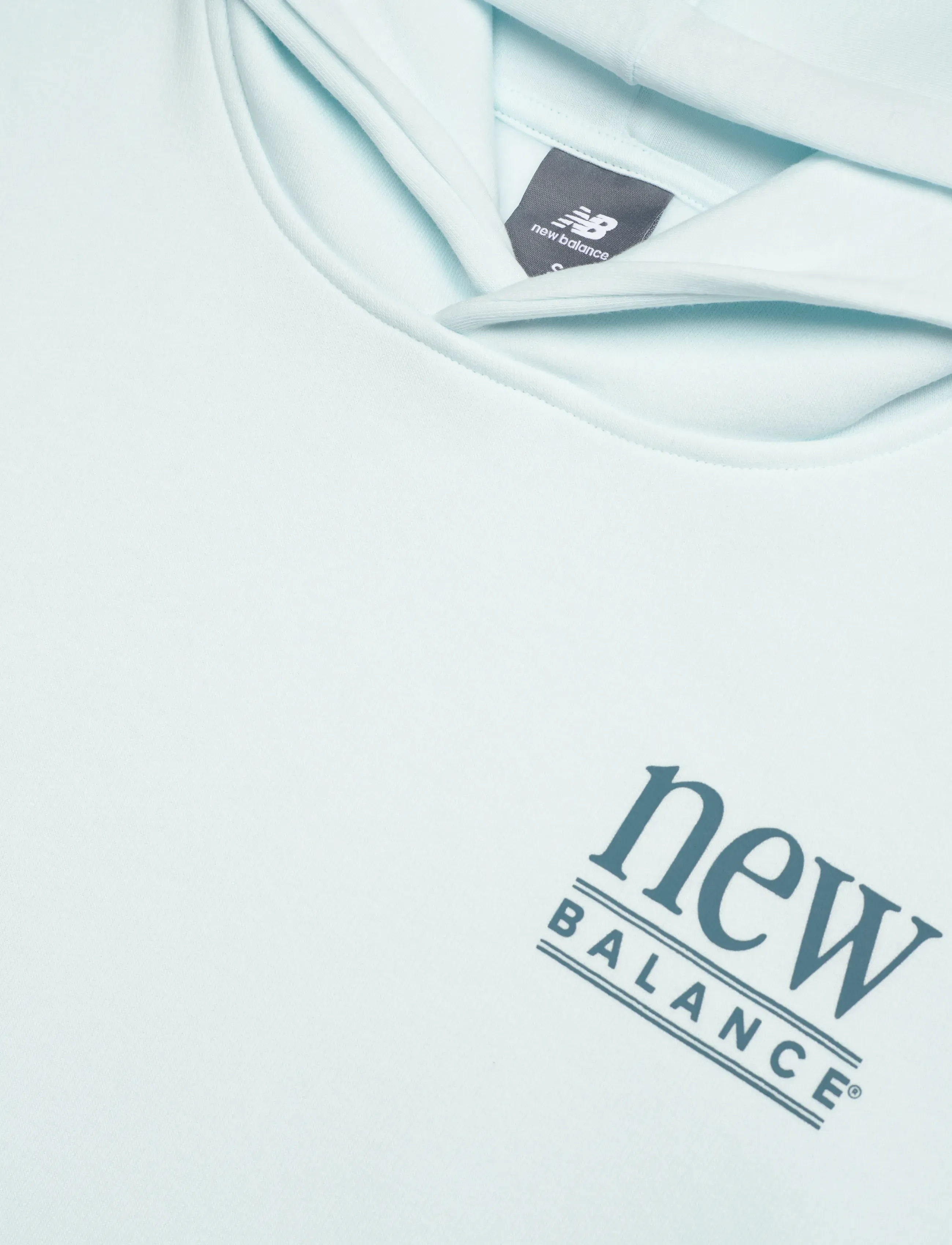 New Balance - Reimagined Fleece Long Length Hoodie - overdele - glint blue - 2