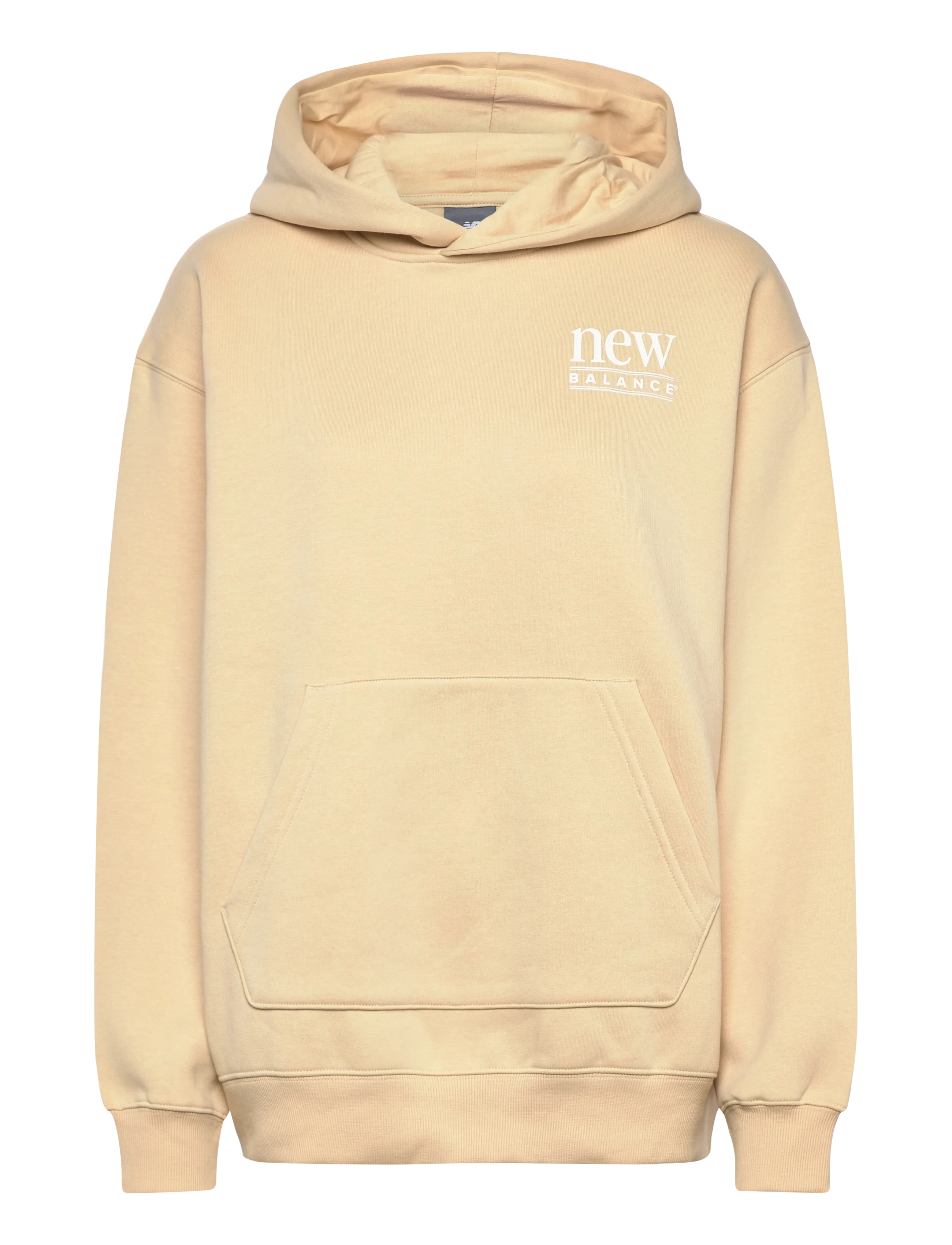 New Balance Reimagined Fleece Long Length Hoodie, M, Yellow, Sport Sweatshirts & Hoodies > Sport Hoodies, Dame