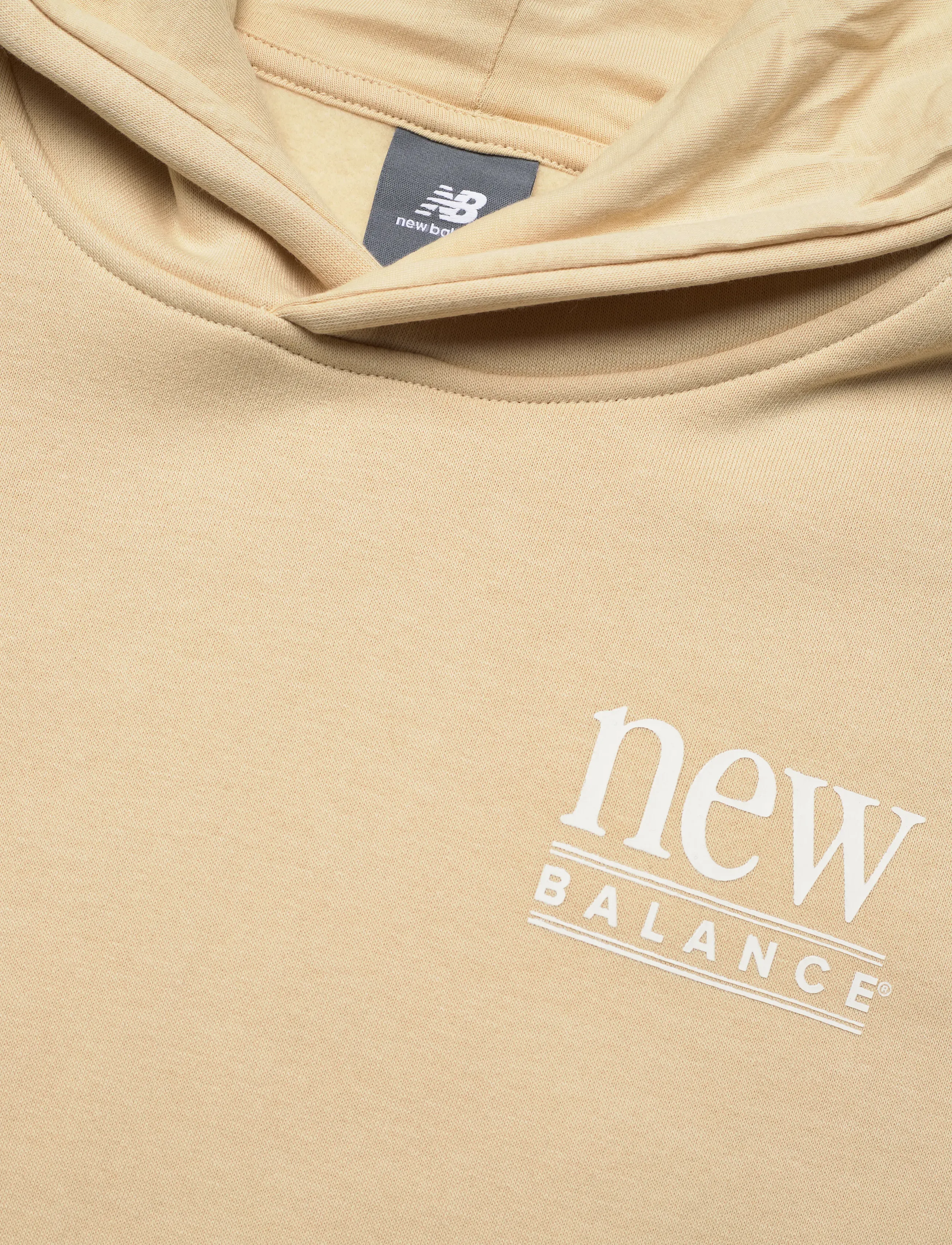 New Balance - Reimagined Fleece Long Length Hoodie - sweatshirts - toasted sesame - 2