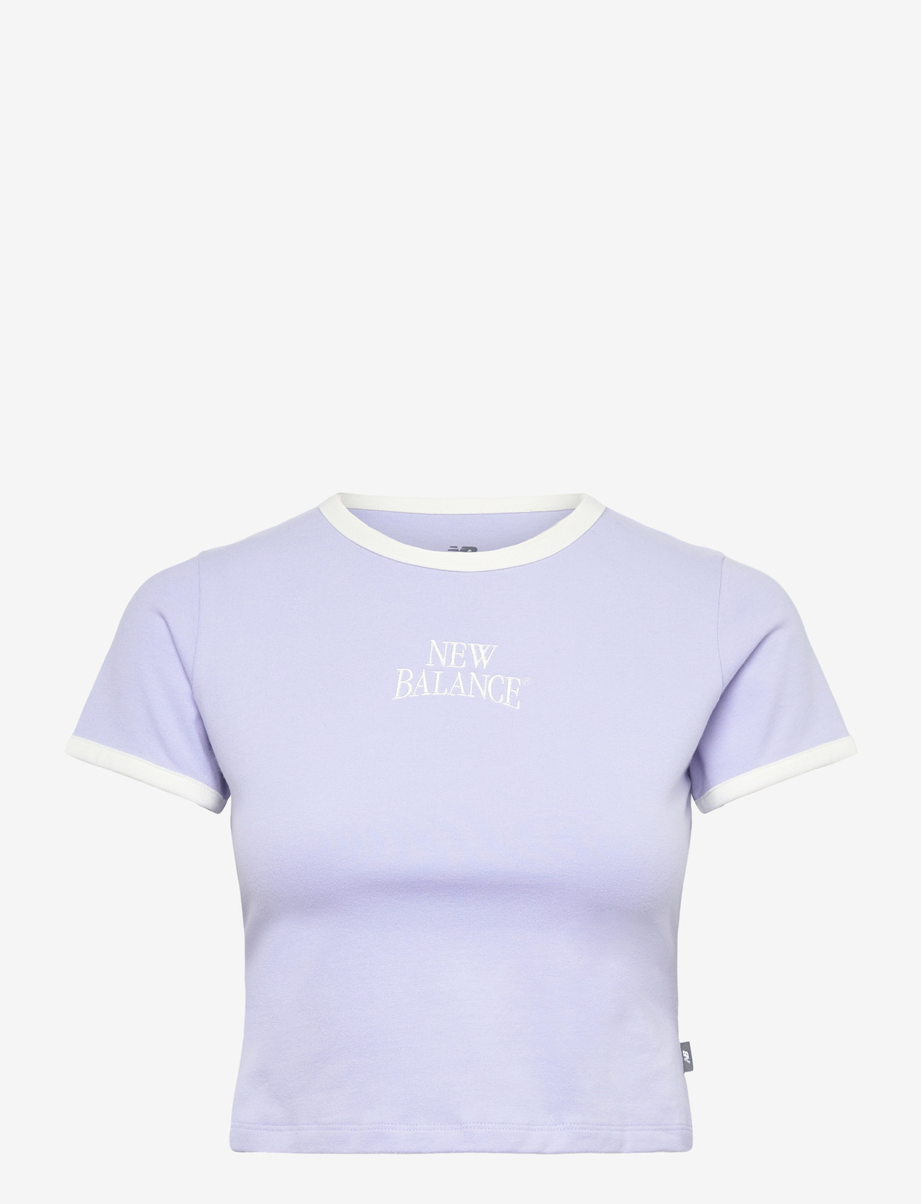 New Balance - Linear Heritage Ringer T-Shirt - crop-tops - daybreak - 0