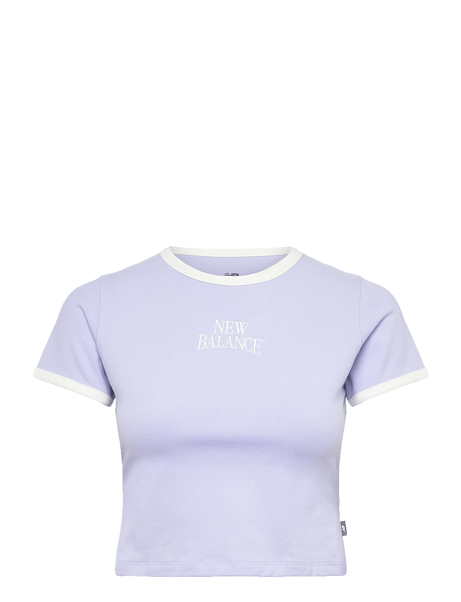 New Balance - Linear Heritage Ringer T-Shirt - t-shirts - daybreak - 0