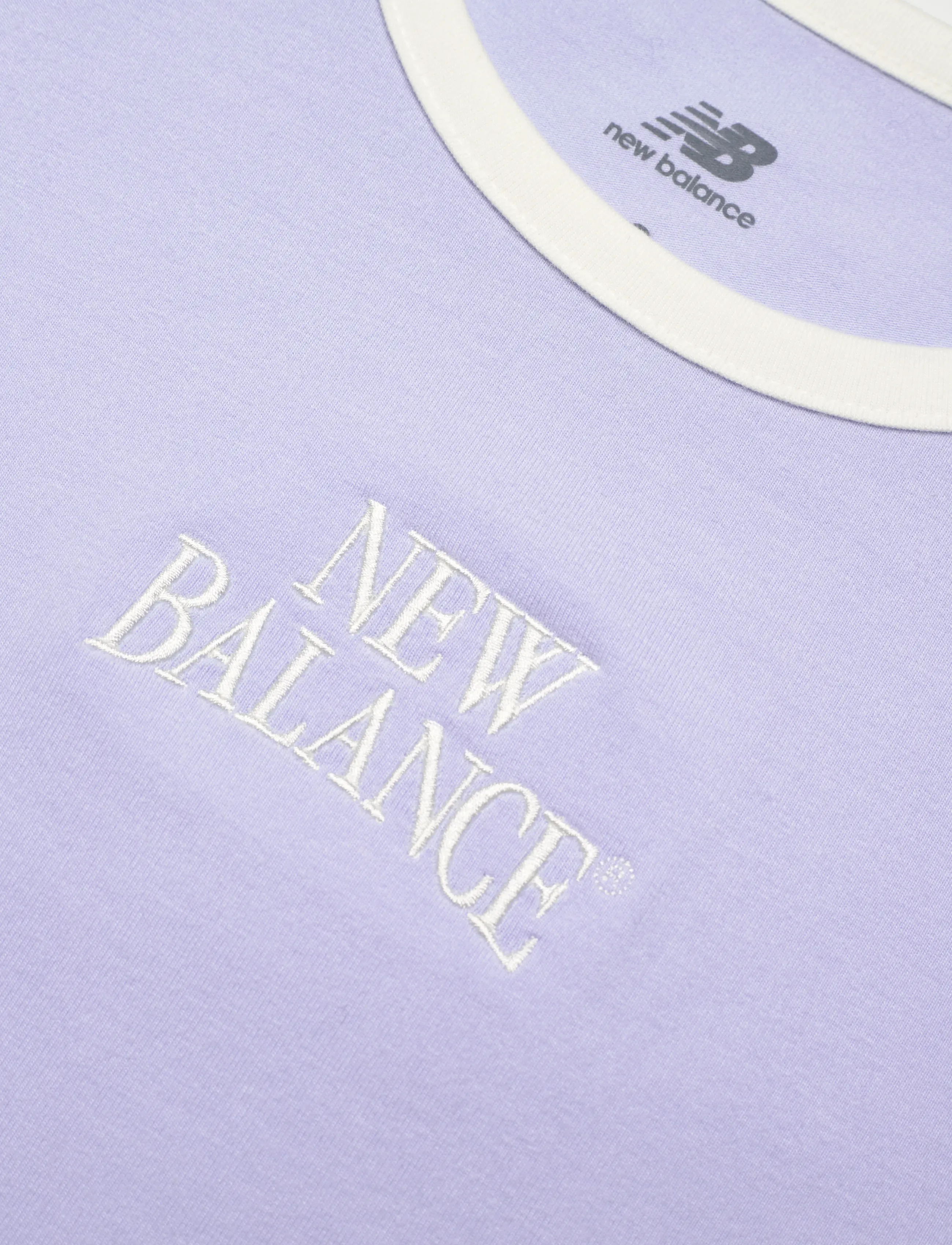 New Balance - Linear Heritage Ringer T-Shirt - t-shirts - daybreak - 2