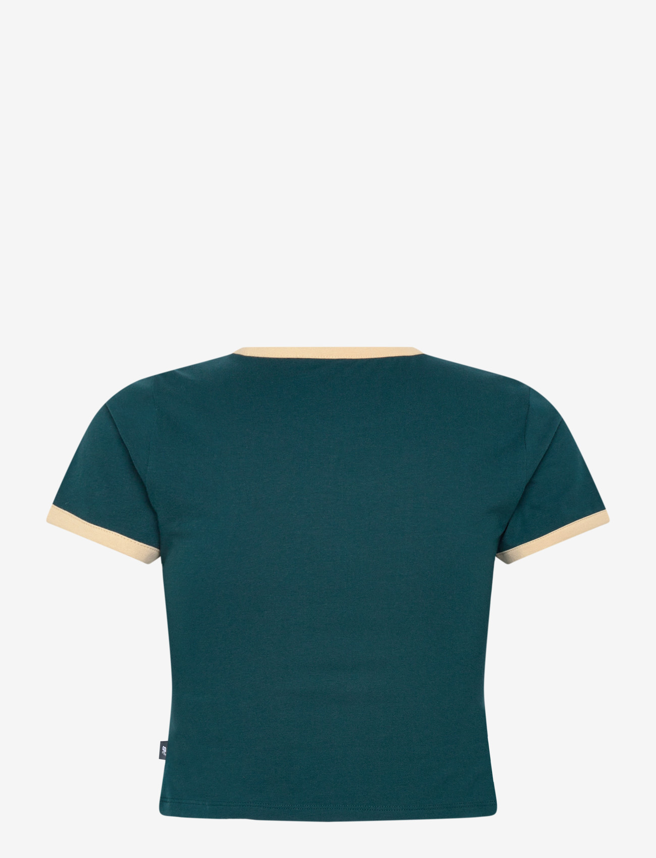 New Balance - Linear Heritage Ringer T-Shirt - t-shirts - medusa green - 1