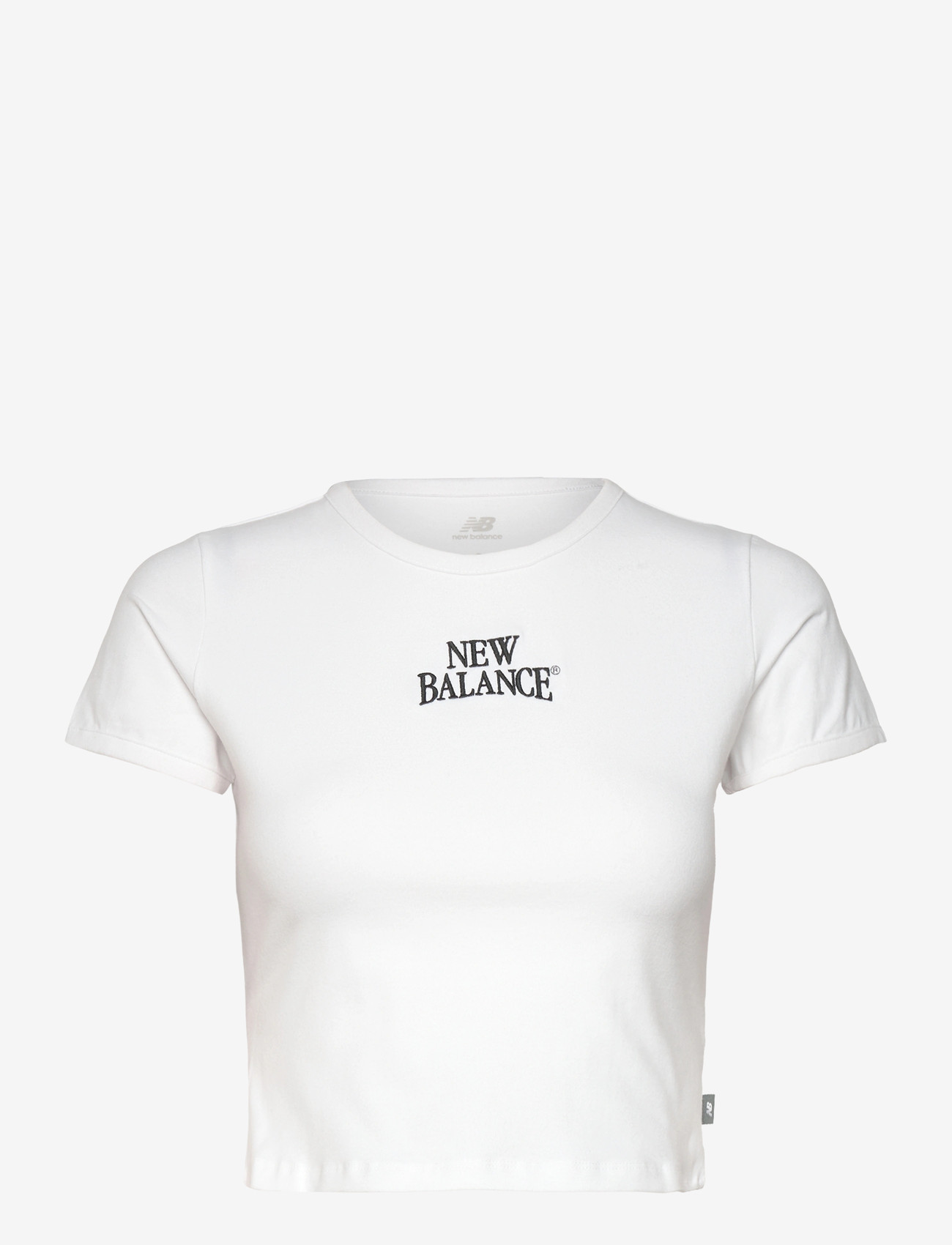 New Balance - Linear Heritage Ringer T-Shirt - t-shirts - white - 0