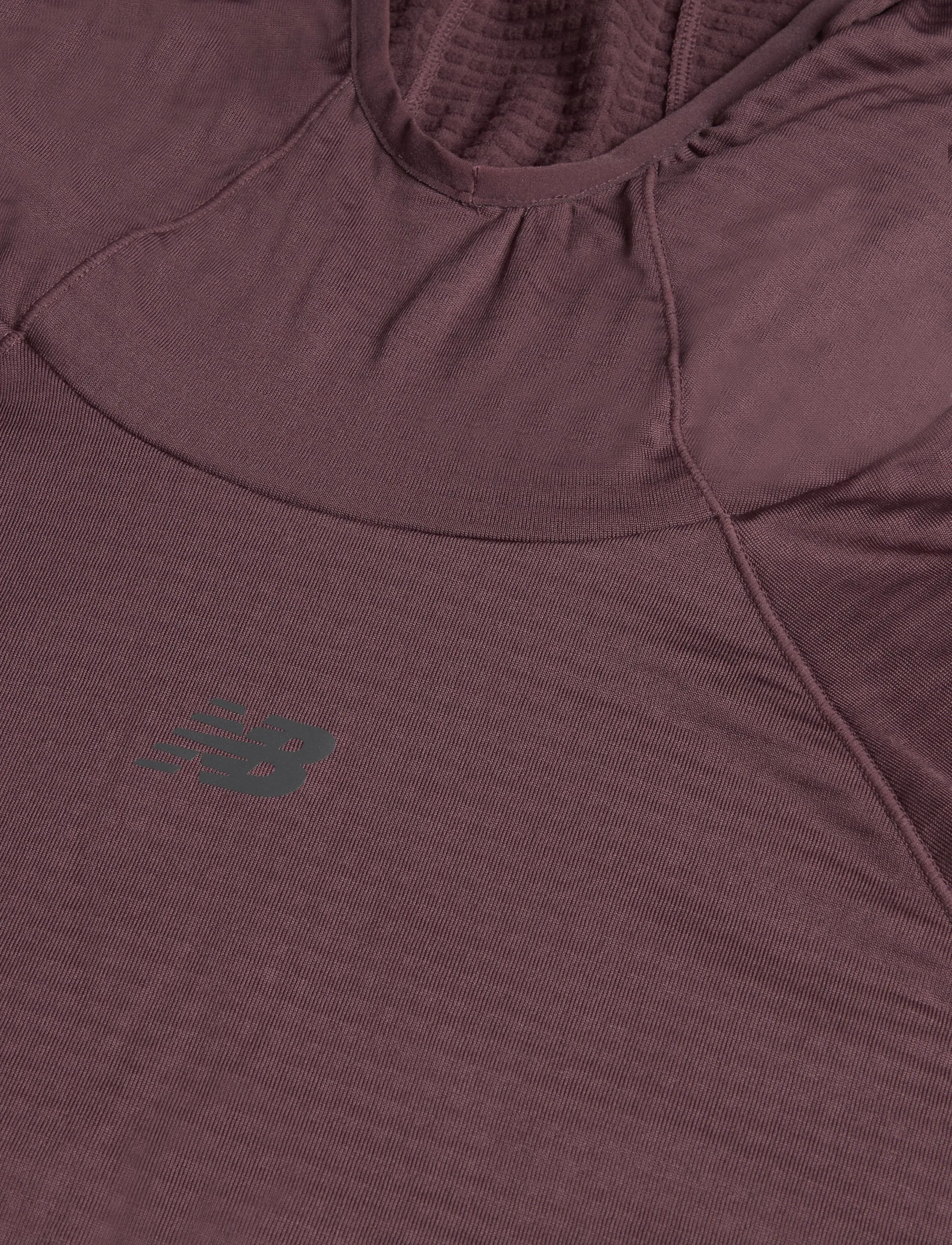 New Balance - RC Essential Heat Grid Hoodie - cherry leather - 2