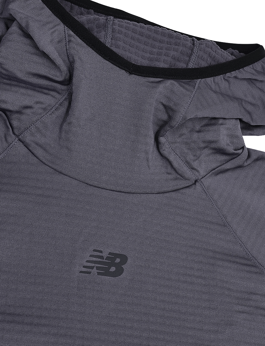 New Balance - RC Essential Heat Grid Hoodie - hoodies - neptune grey - 2