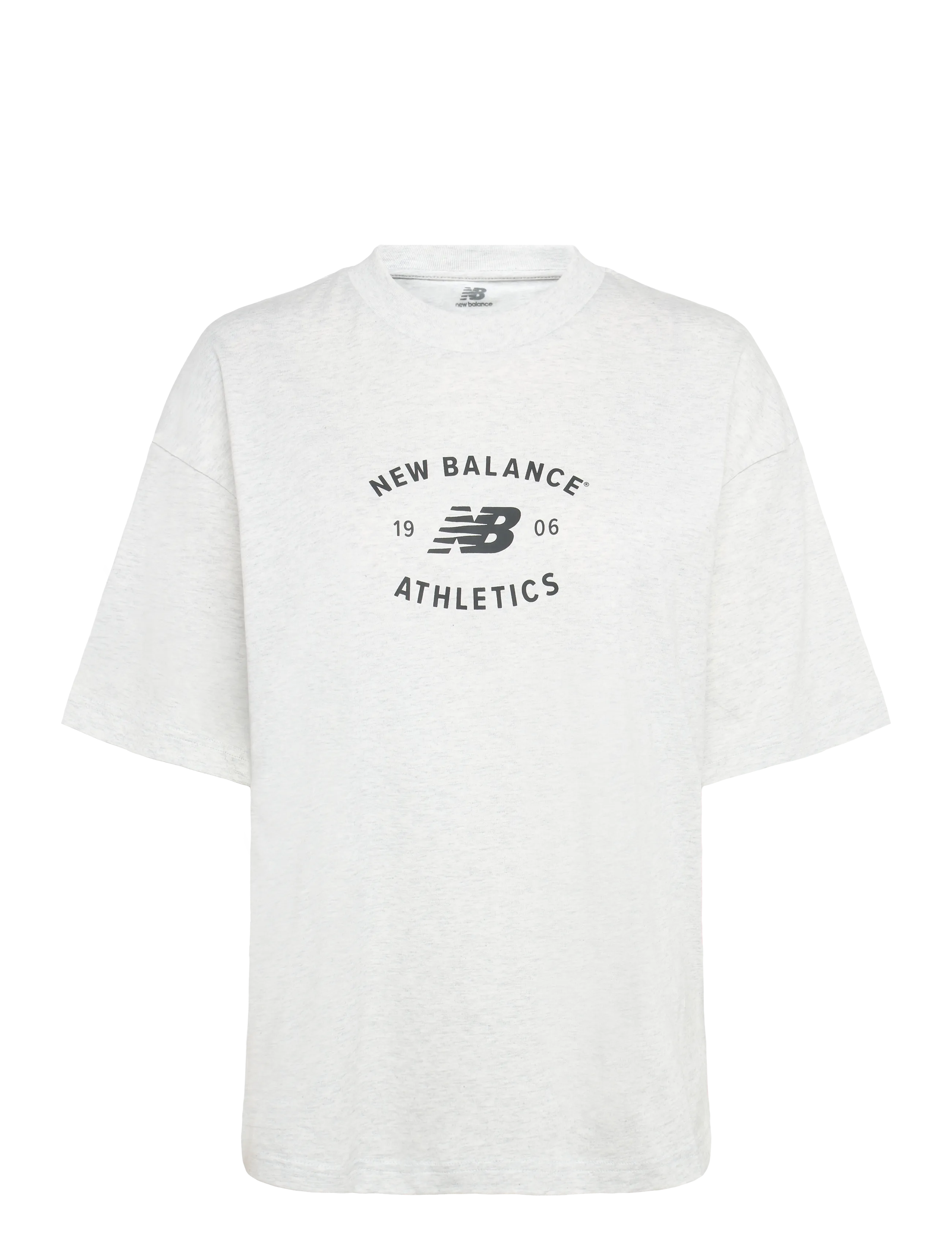 New Balance Reimagined Oversized T-Shirt - Sportoberteile - ASH HEATHER / grey
