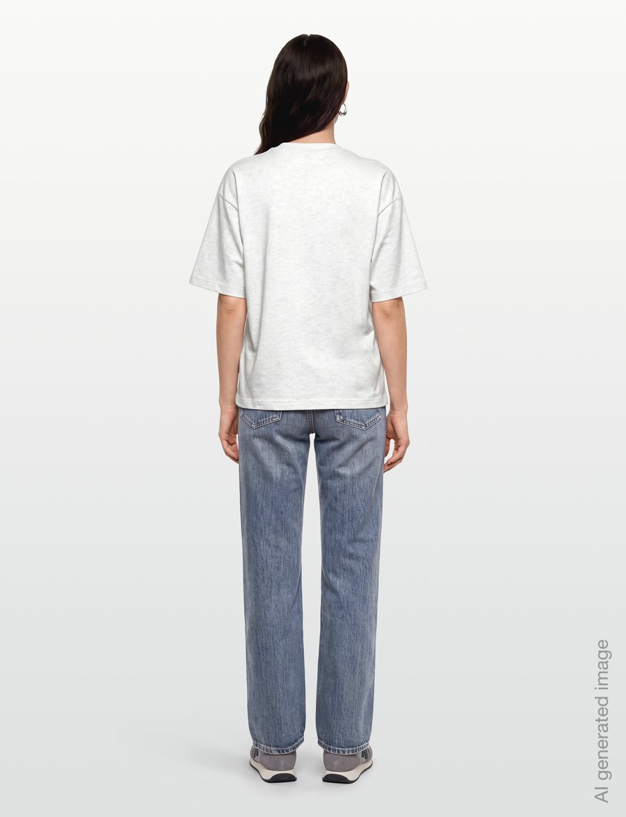 New Balance - Reimagined Oversized T-Shirt - topit & t-paidat - ash heather - 4