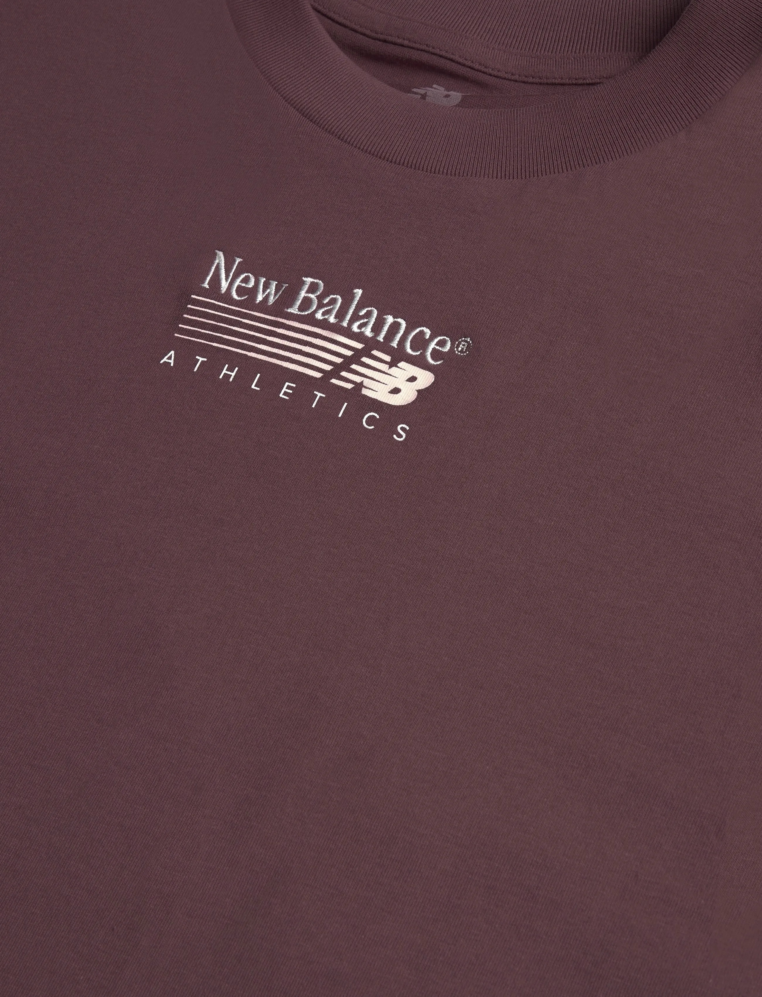 New Balance - Trackside Relaxed T-Shirt - t-shirts - cherry leather - 2