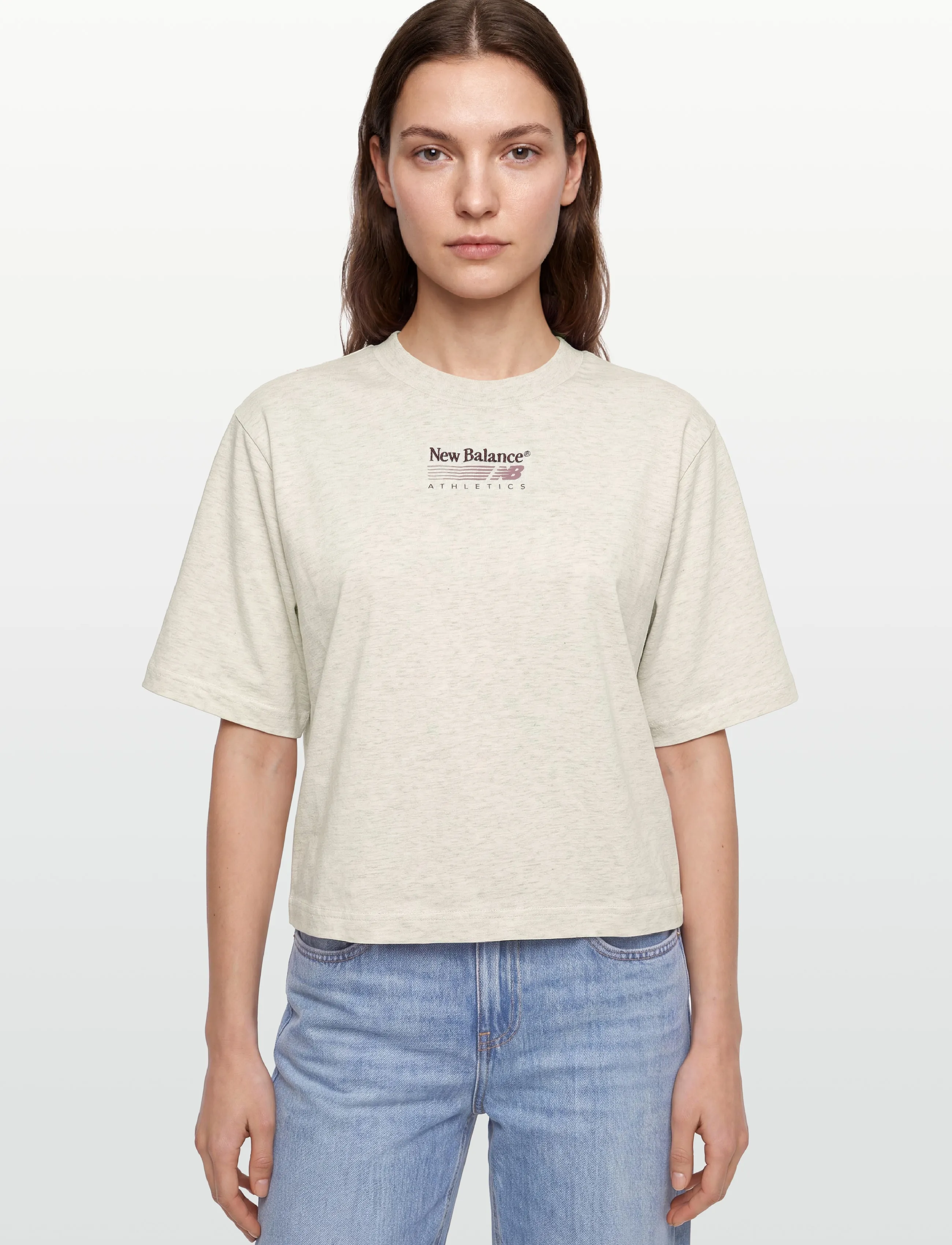New Balance - Trackside Relaxed T-Shirt - t-shirts - linen heather - 3