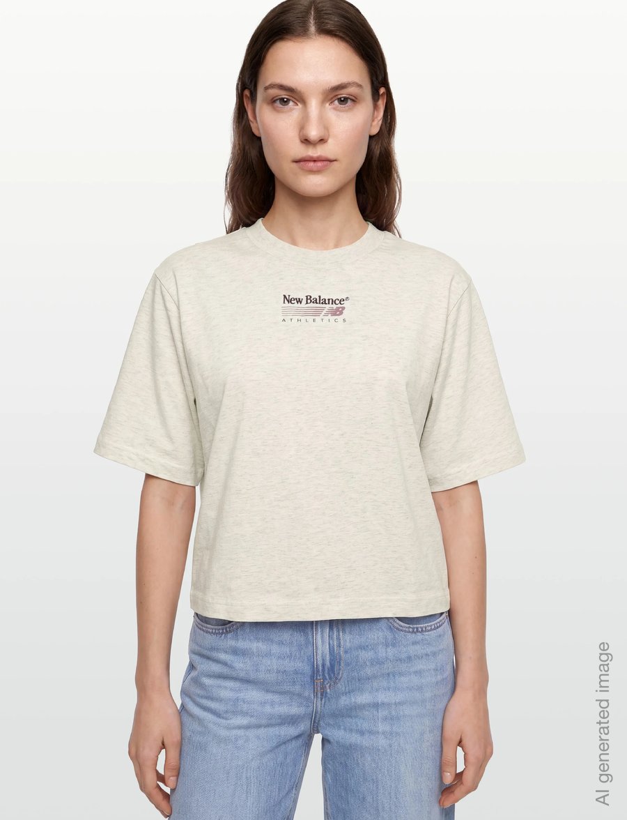 New Balance - Trackside Relaxed T-Shirt - t-shirts - linen heather - 3