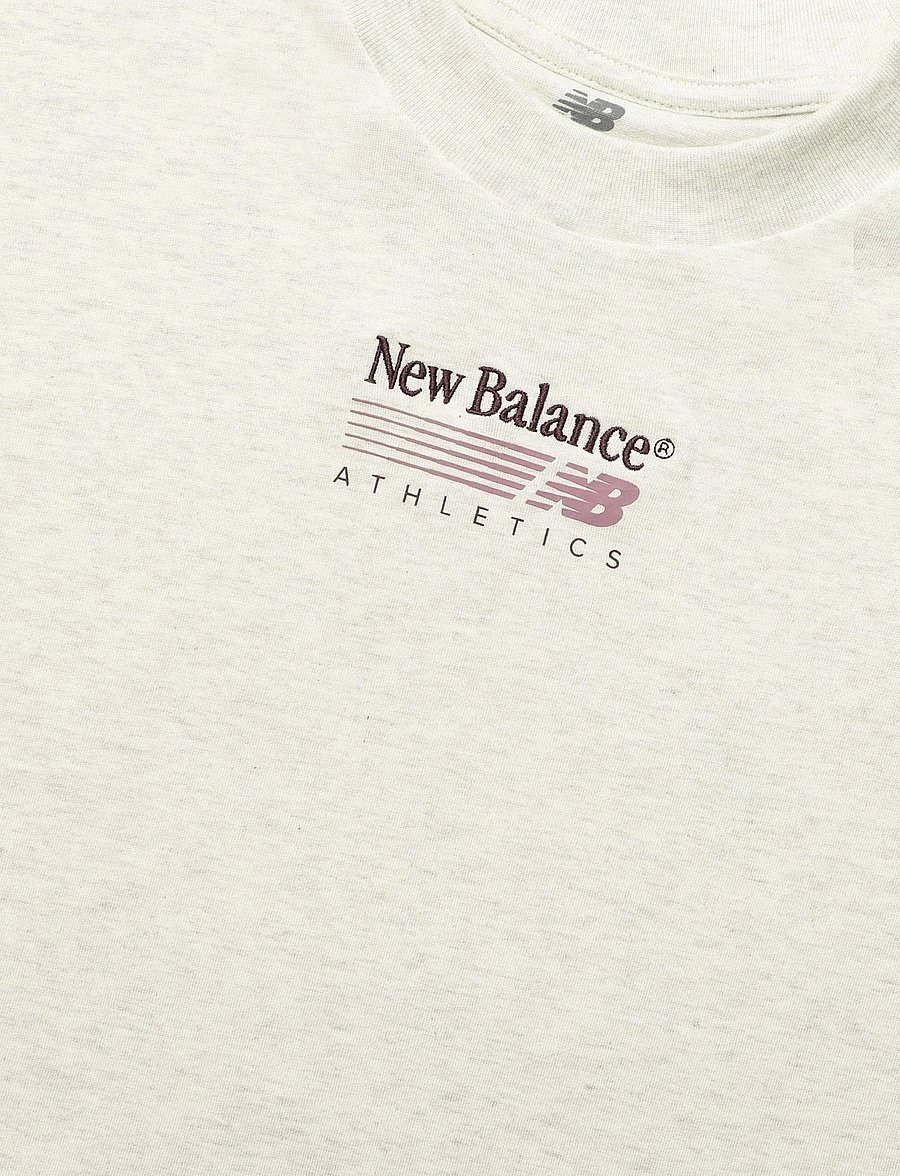New Balance - Trackside Relaxed T-Shirt - t-shirts - linen heather - 5