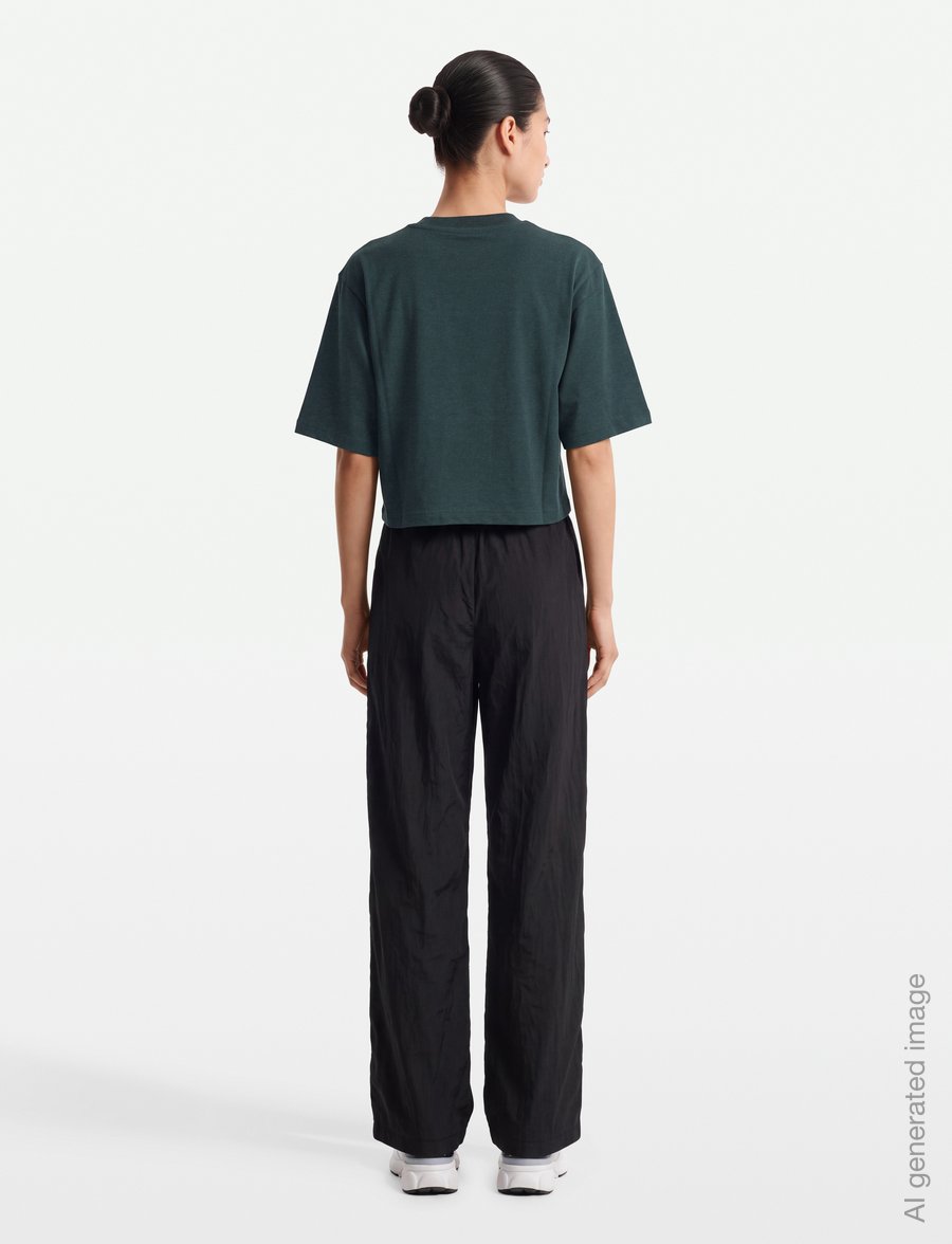 New Balance - Trackside Relaxed T-Shirt - alussärgid ja t-särgid - nordic green heather - 4