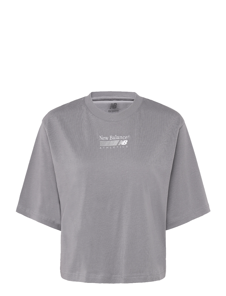 New Balance - Trackside Relaxed T-Shirt - t-shirts - off-line grey - 0