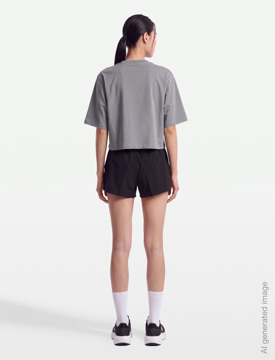 New Balance - Trackside Relaxed T-Shirt - alussärgid ja t-särgid - off-line grey - 4