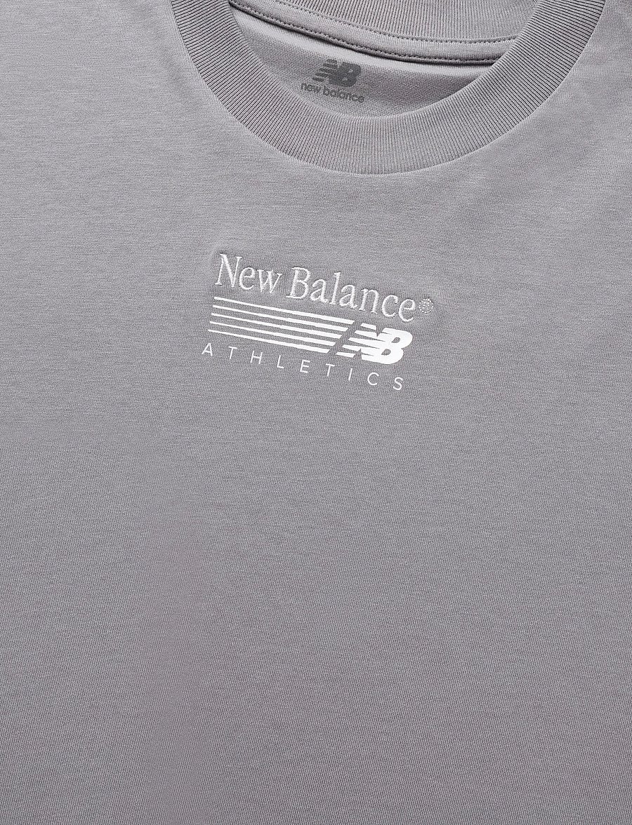 New Balance - Trackside Relaxed T-Shirt - t-shirts - off-line grey - 2