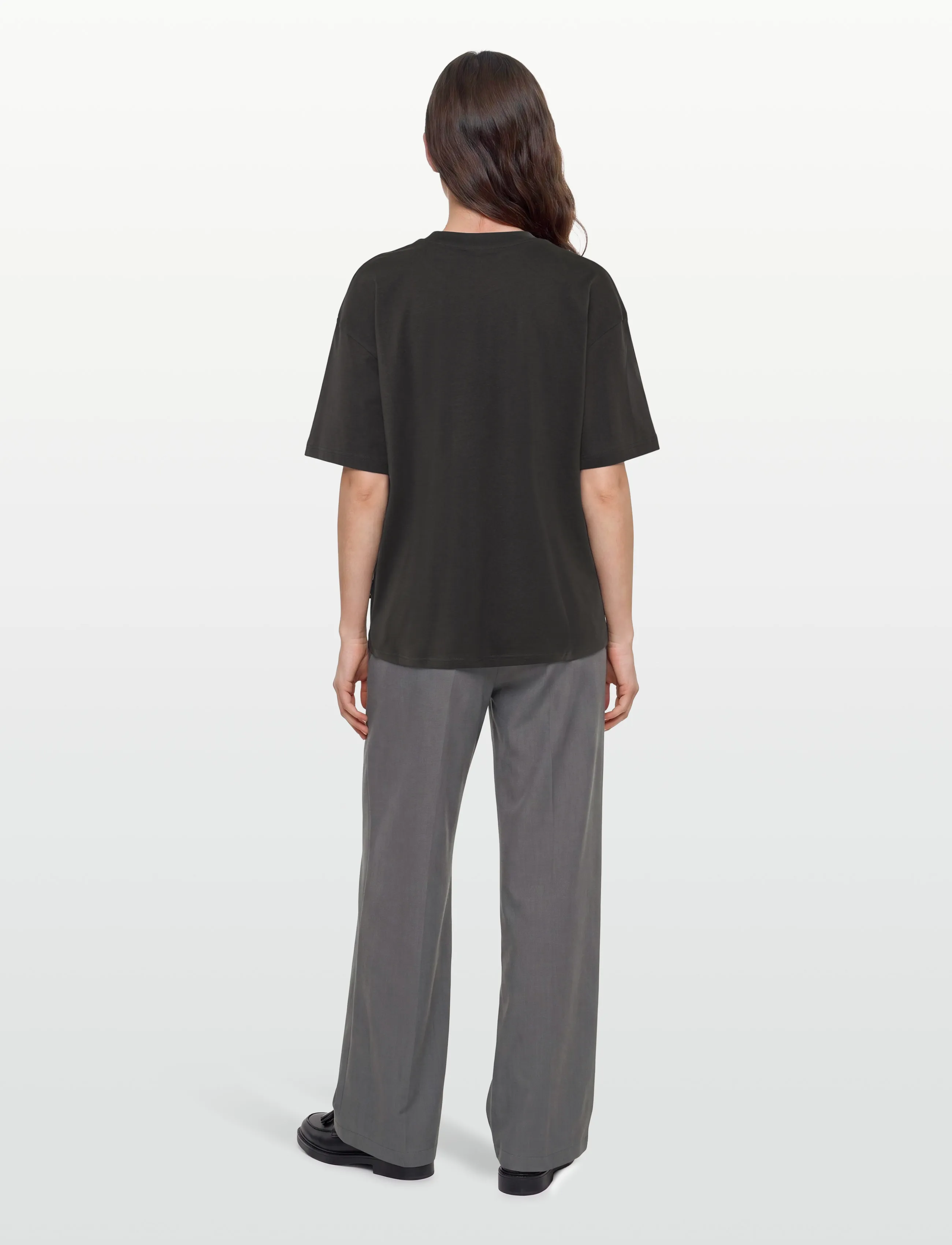 New Balance - Trackside Oversized T-Shirt - t-shirts - black cement - 4