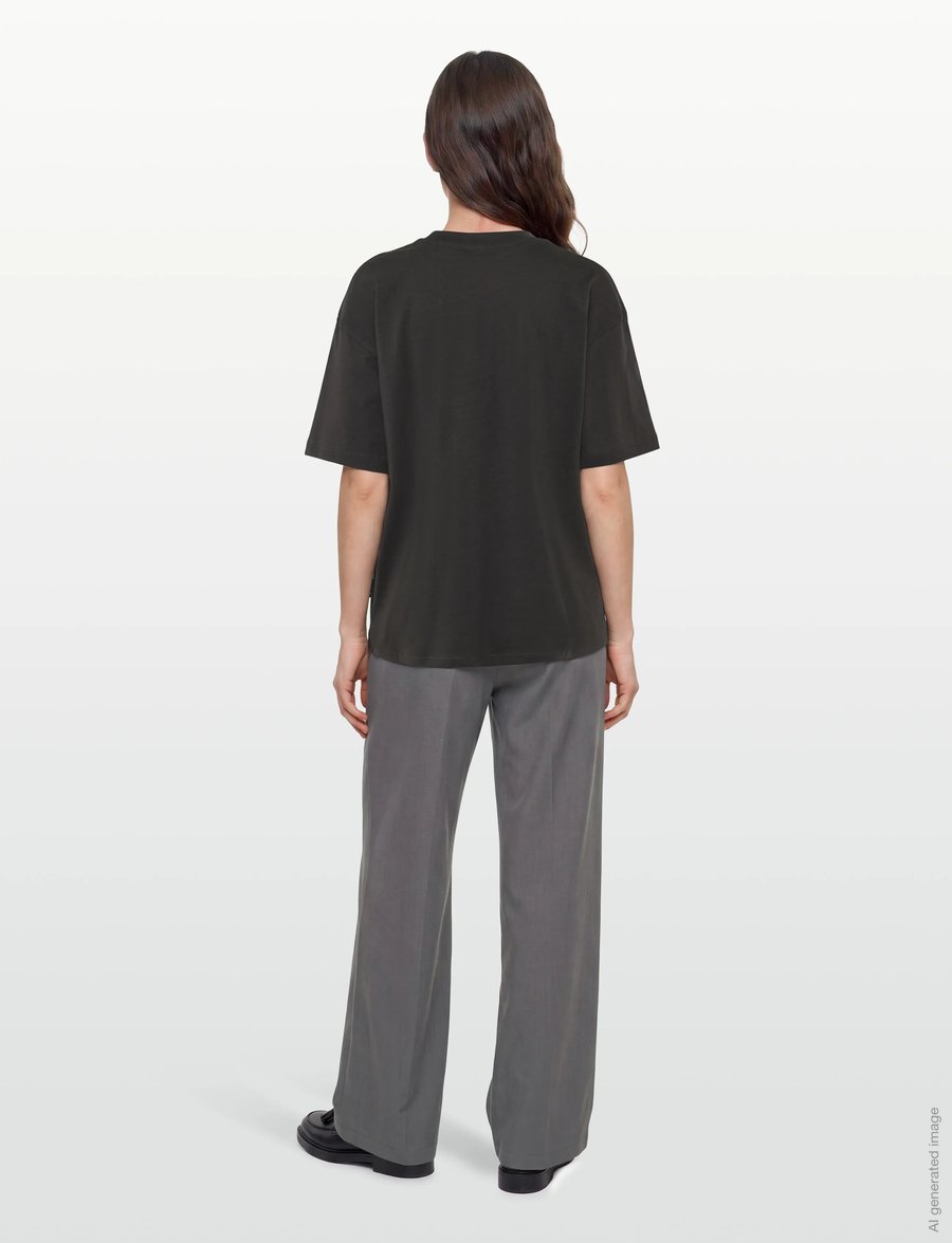 New Balance - Trackside Oversized T-Shirt - t-shirts - black cement - 4