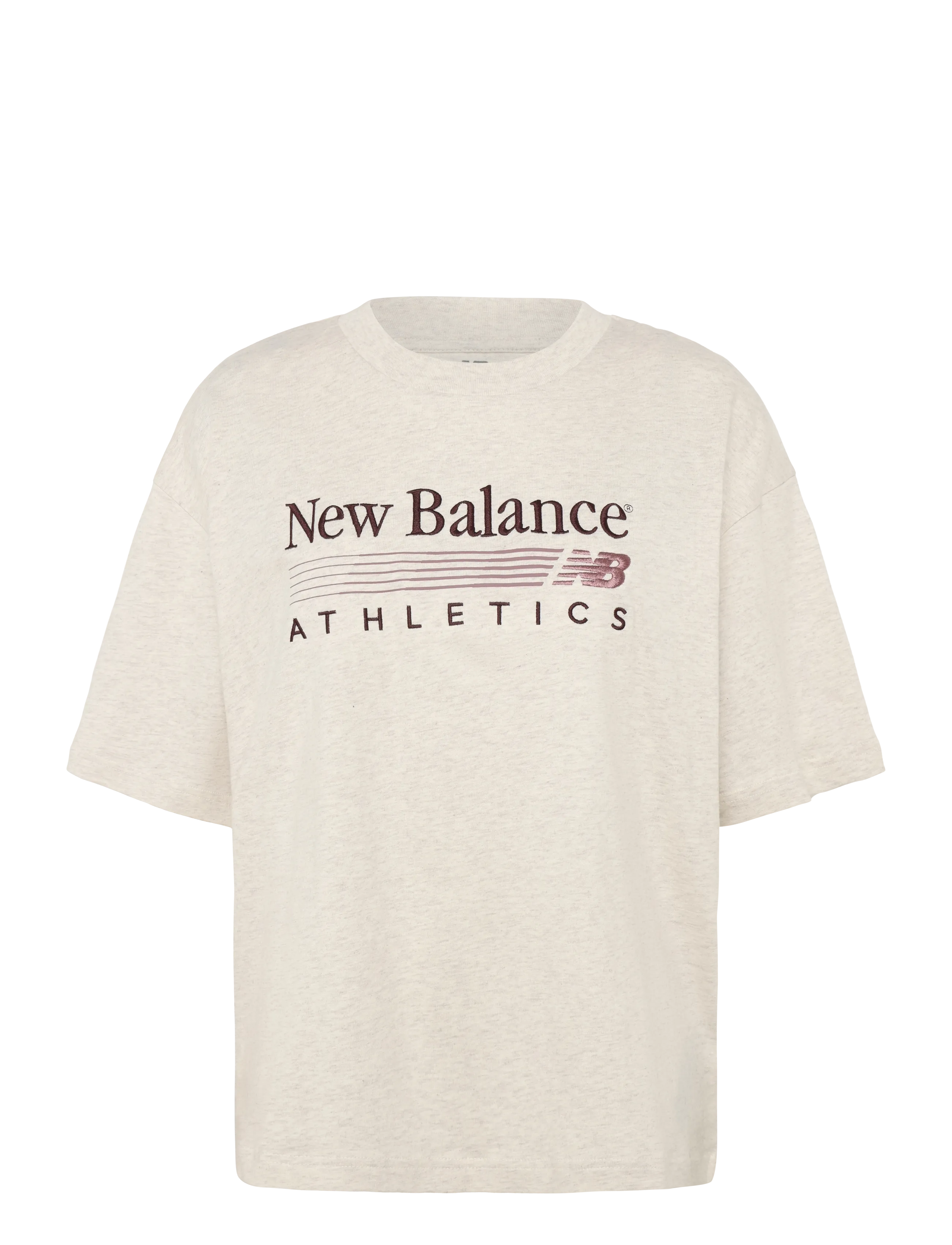 NEW BALANCE Trackside Oversized T-Shirt Grau - M - Damen