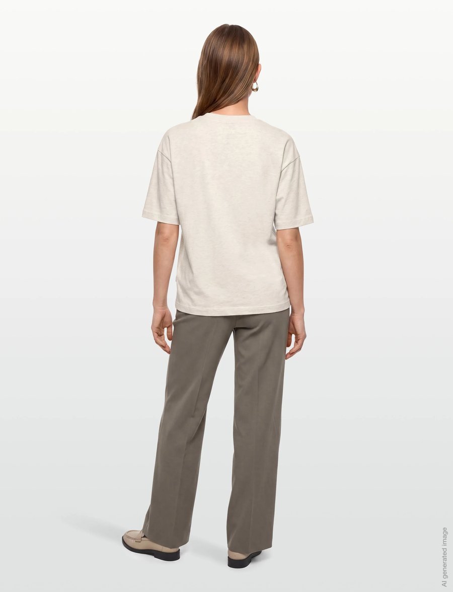 New Balance - Trackside Oversized T-Shirt - t-shirts - linen heather - 4