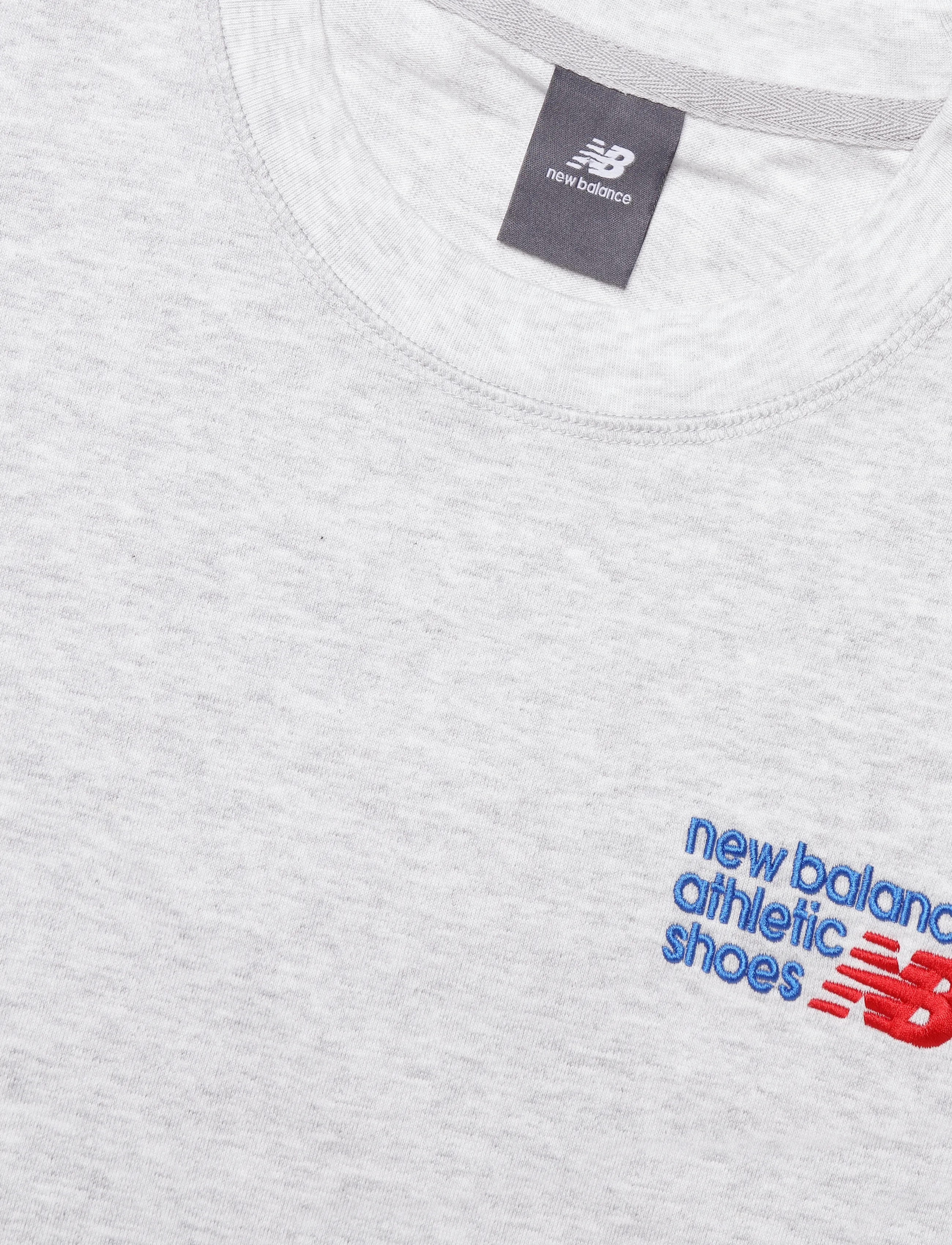 New Balance - Athletics Premium Logo Hip Length Relaxed T-Shirt - t-shirts - ash heather - 2