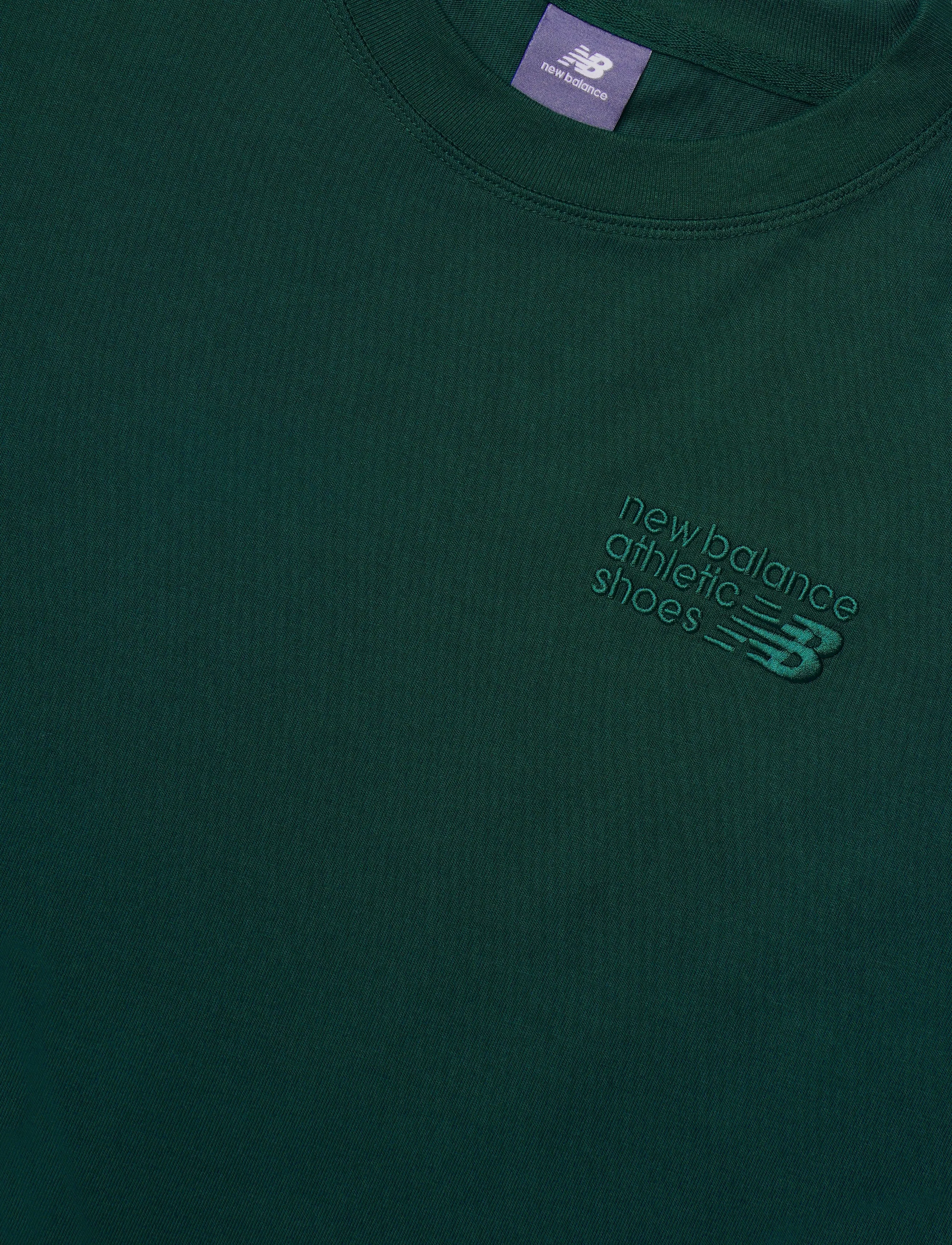 New Balance - Athletics Premium Logo Hip Length Relaxed T-Shirt - nordic green - 2