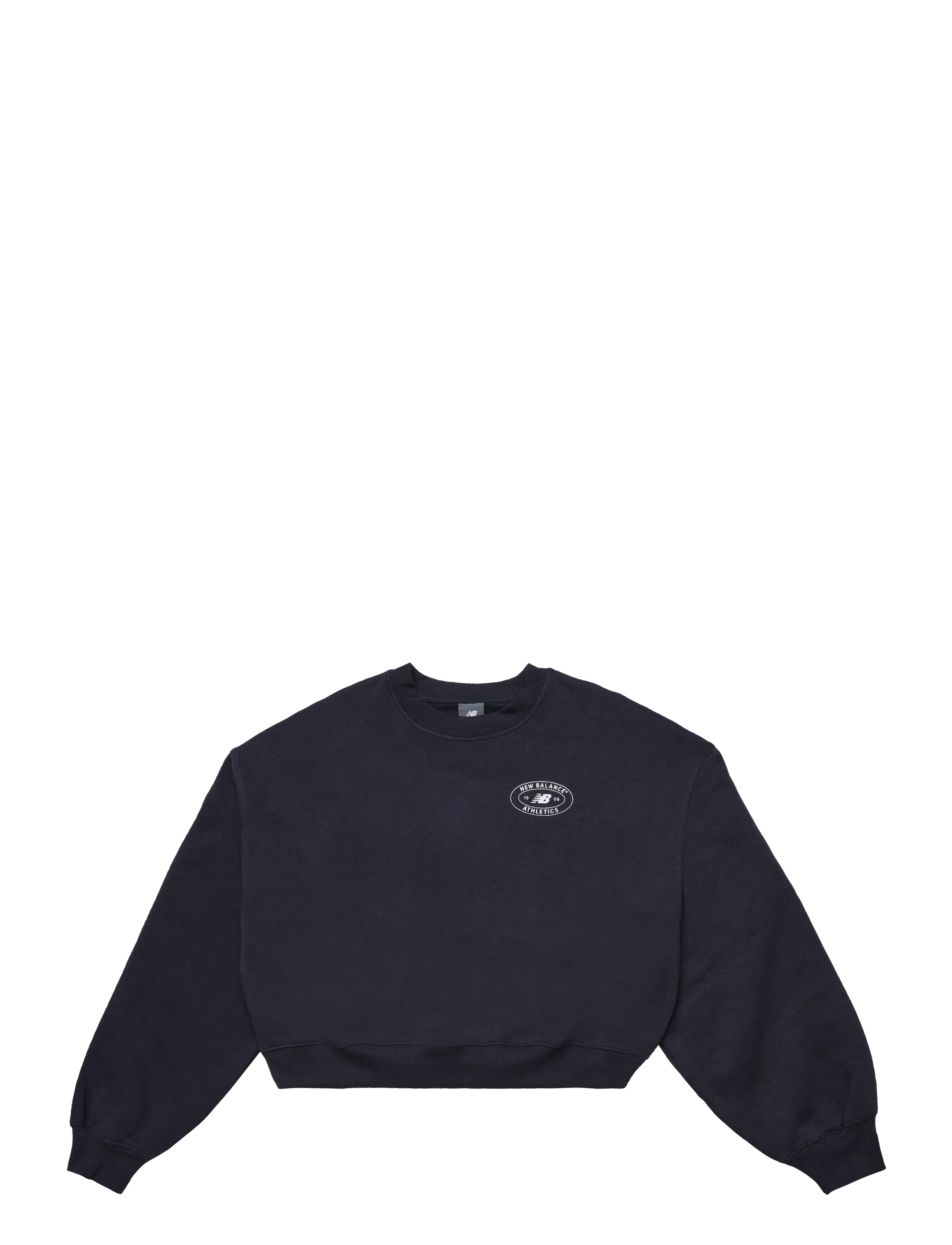 New Balance Reimagined Fleece Crew - Vis alt - DARK NIGHT / navy