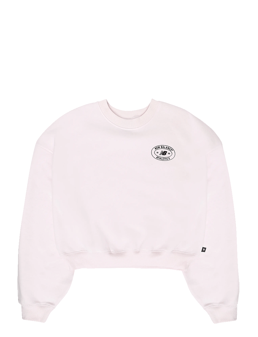 New Balance - Reimagined Fleece Crew - Överdelar - pink salt - 0
