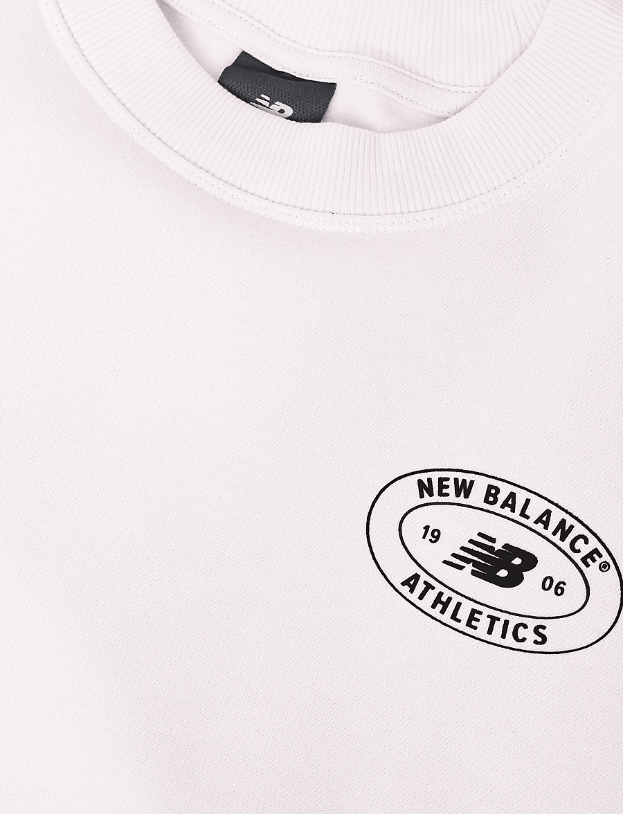 New Balance - Reimagined Fleece Crew - Överdelar - pink salt - 2