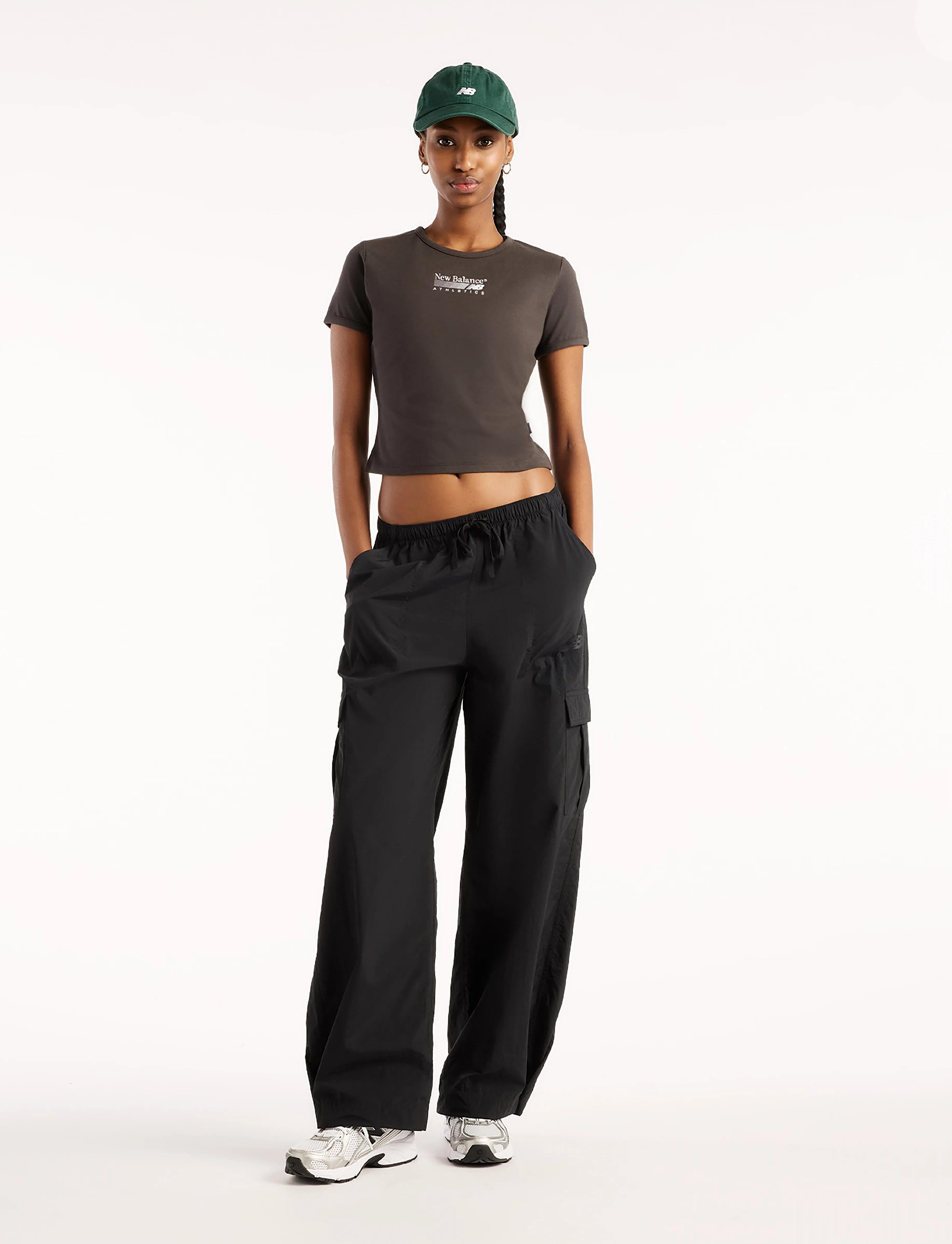 New Balance - Trackside Ringer T-Shirt - t-shirts - black cement - 0