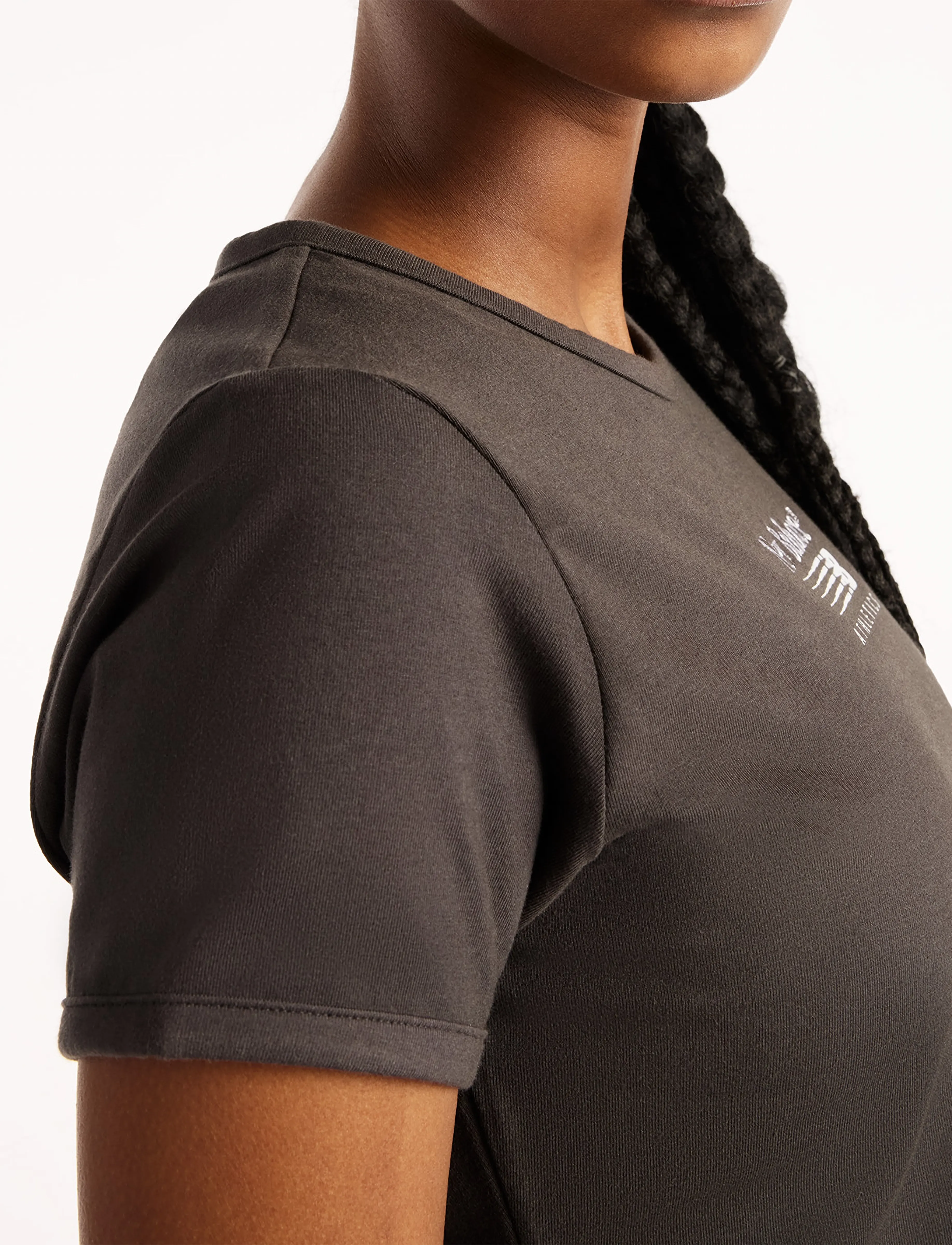 New Balance - Trackside Ringer T-Shirt - t-shirts - black cement - 4