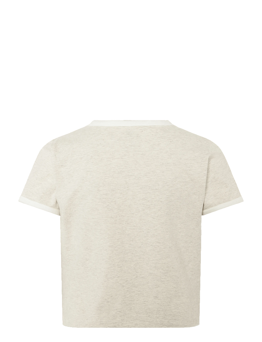 New Balance - Trackside Ringer T-Shirt - t-shirts - linen heather - 1