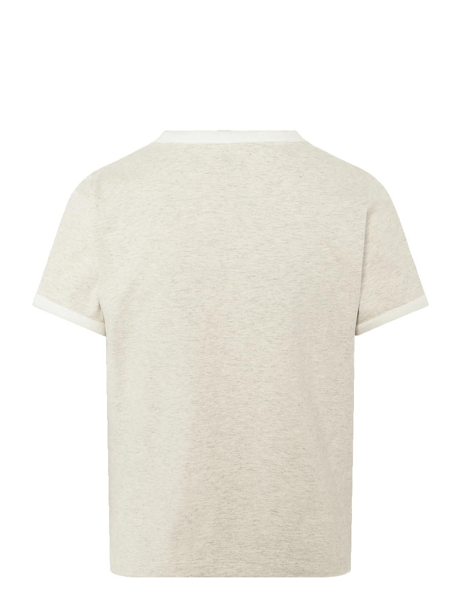New Balance - Trackside Ringer T-Shirt - t-shirts - linen heather - 1