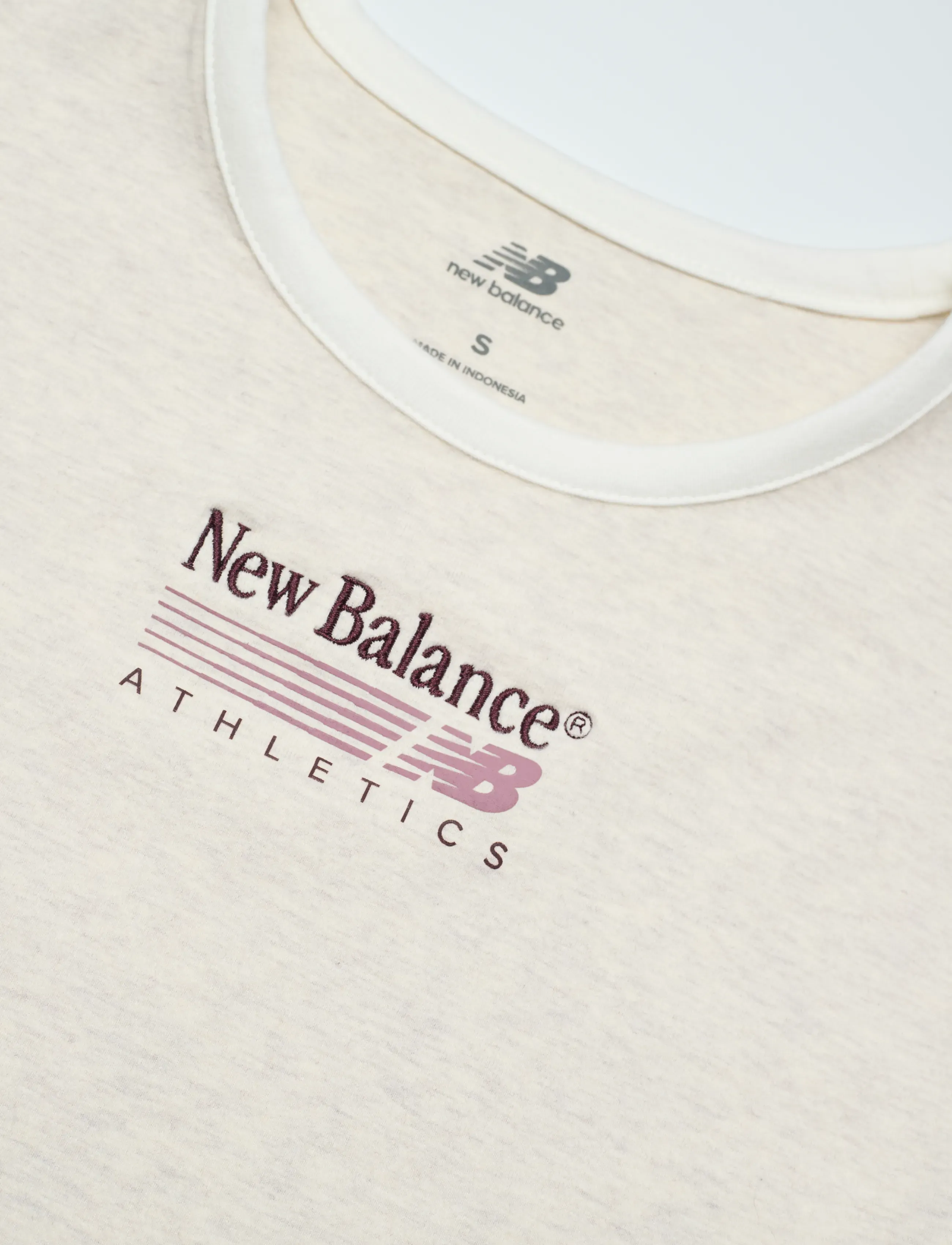 New Balance - Trackside Ringer T-Shirt - nabapluusid - linen heather - 2