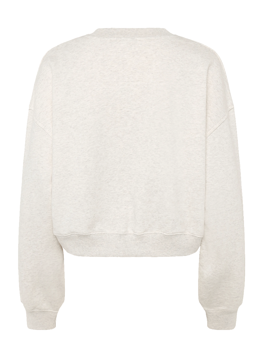 New Balance - Trackside Fleece Crew - sweatshirts - linen heather - 1