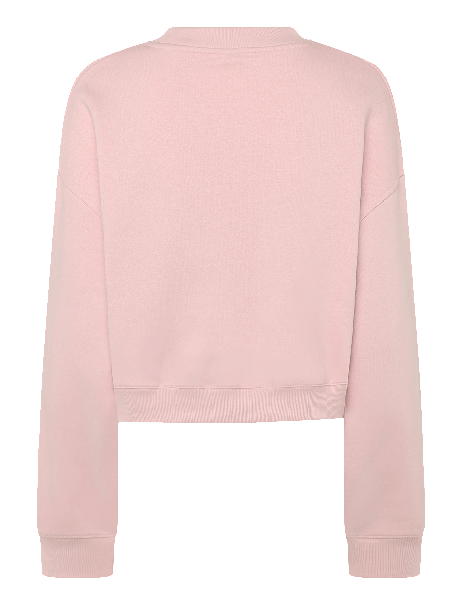 New Balance - Trackside Fleece Crew - sweatshirts - pink chalk - 1