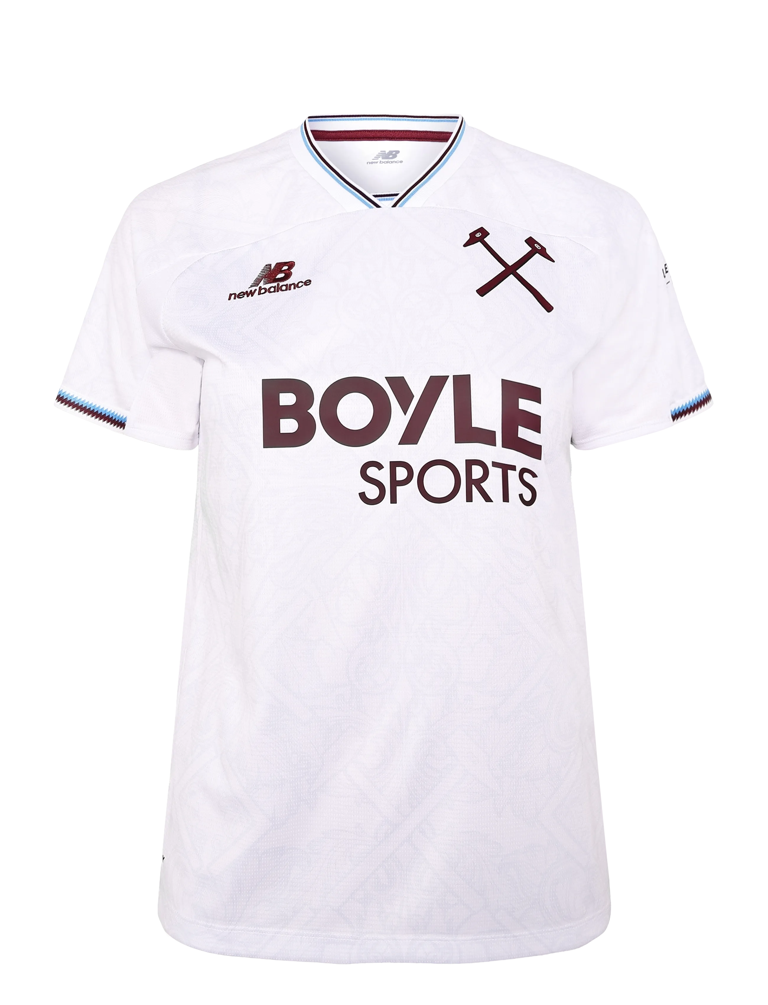New Balance West Ham United 26/27 Away Womens Short Sleeve Jersey - Fodboldtrøjer - AWAY / white