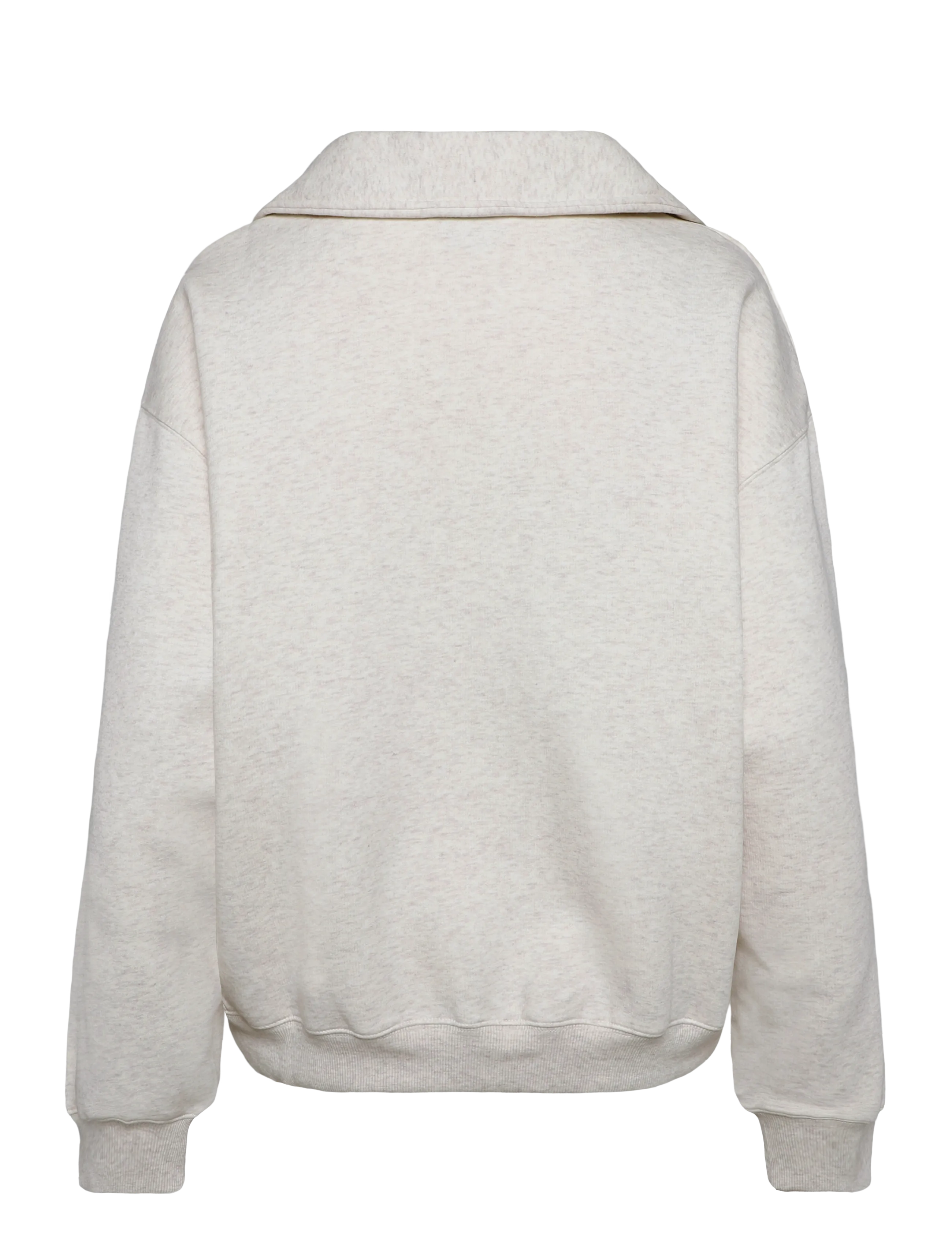 New Balance - Trackside Fleece Half Zip - sweatshirts - linen heather - 1