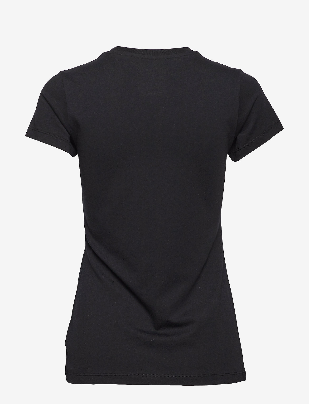New Balance - ESSENTIALS STACKED LOGO TEE - t-shirts - black - 1