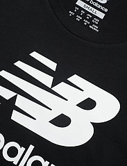 New Balance - ESSENTIALS STACKED LOGO TEE - t-shirts - black - 2