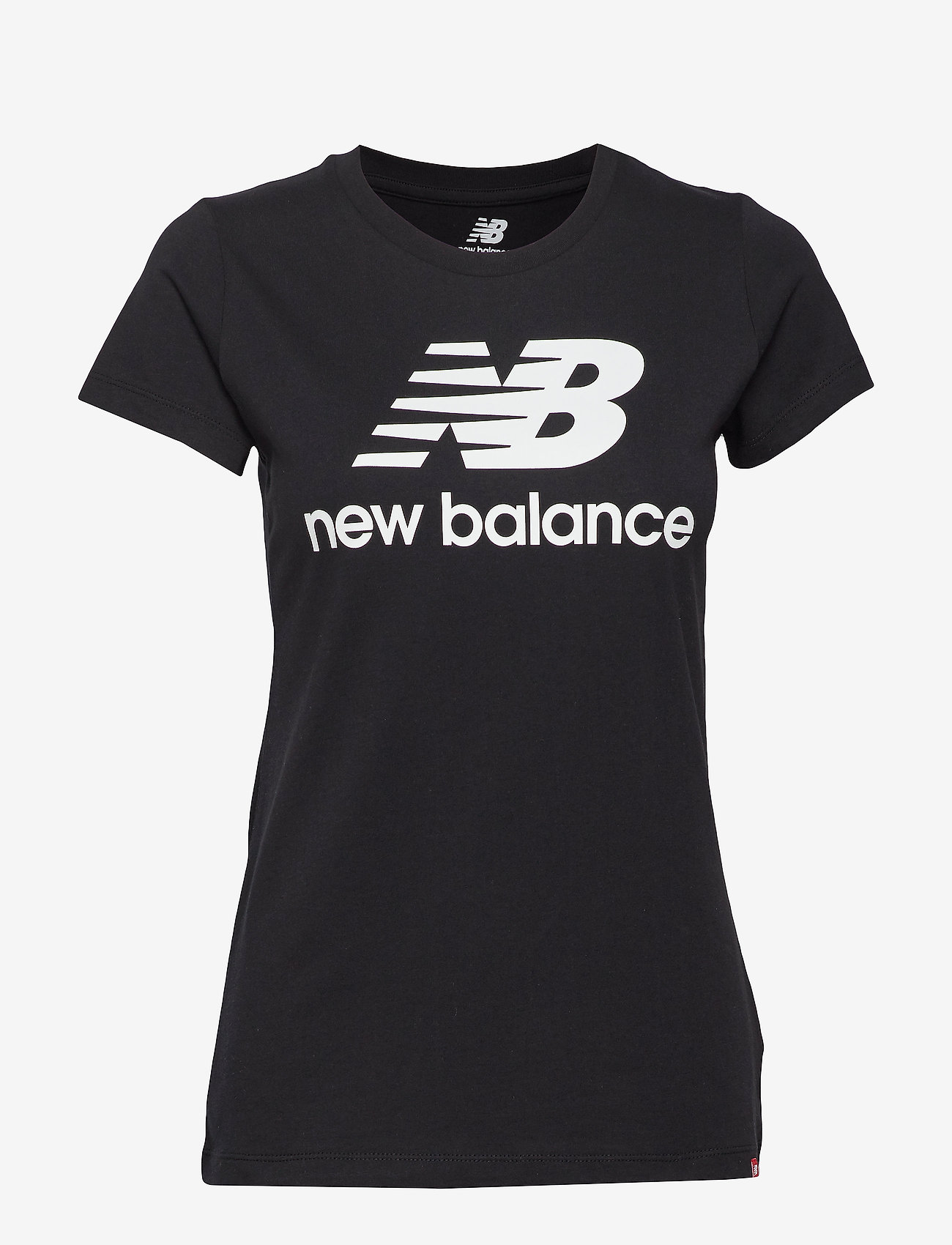 New Balance - ESSENTIALS STACKED LOGO TEE - black - 0